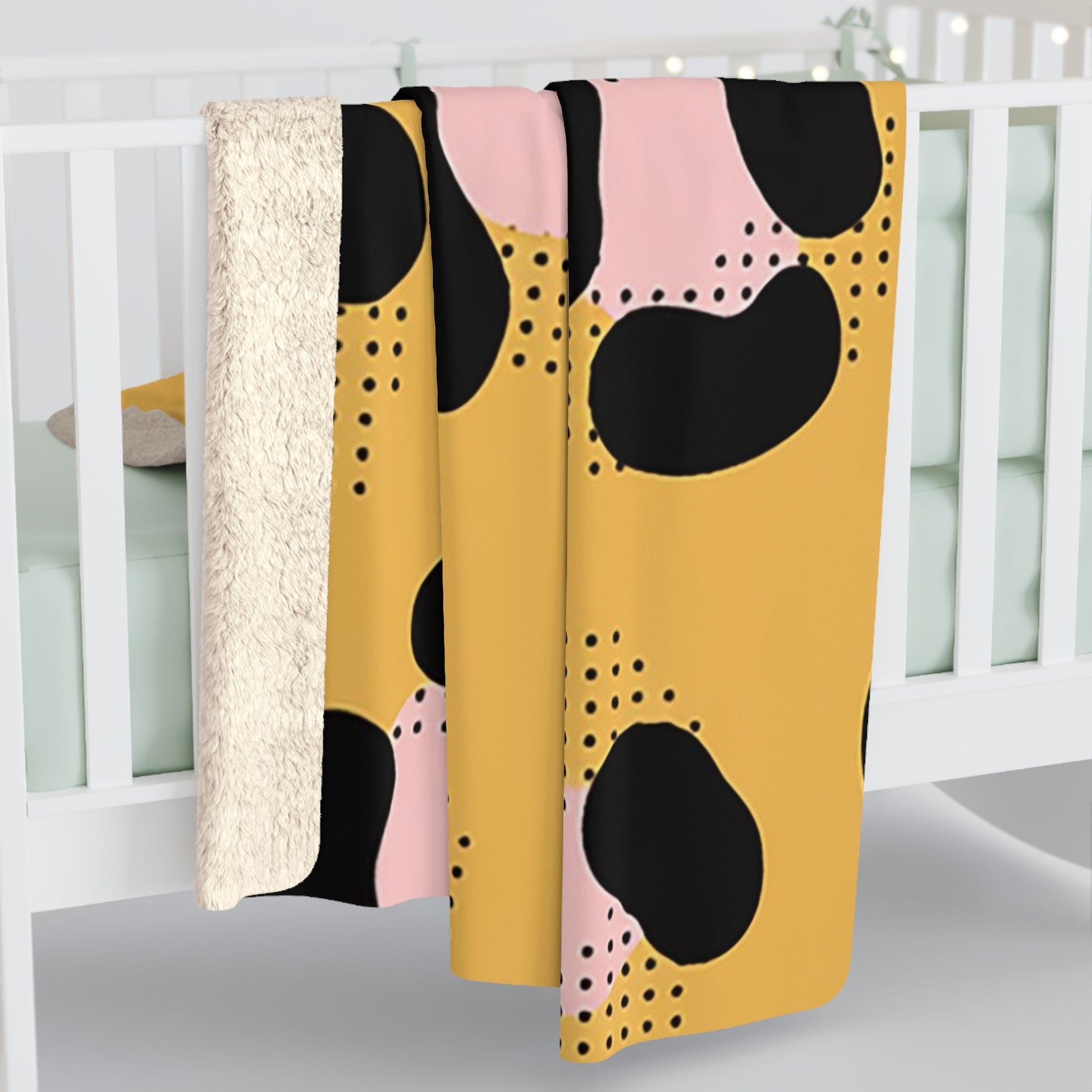 Modern Leopard Print Sherpa Fleece Blanket, Artsulli - Art is Long, Life is Short, Home Decor, , , , , , , 