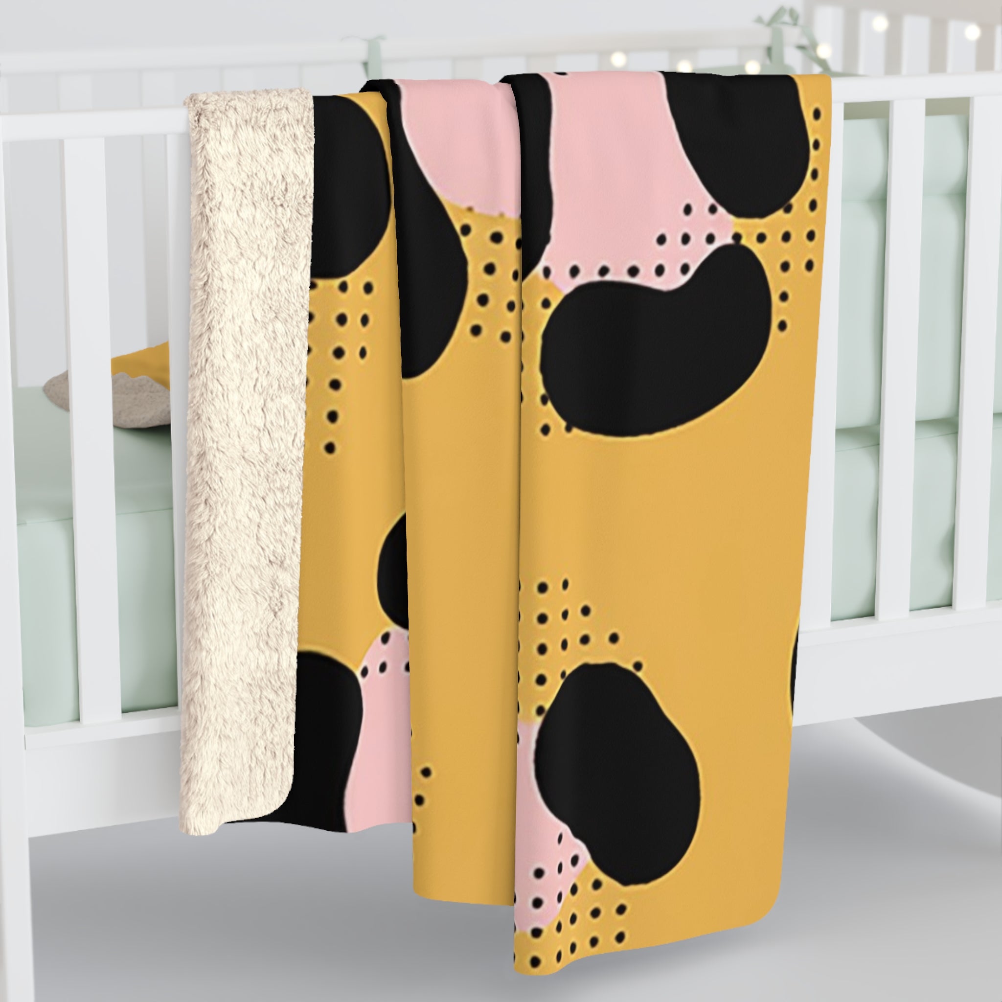 Modern Leopard Print Sherpa Fleece Blanket, Artsulli - Art is Long, Life is Short, Home Decor, , , , , , , 