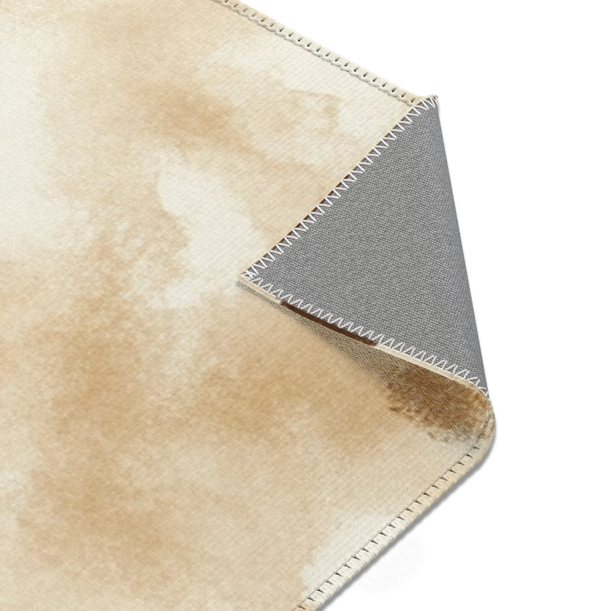 Mottled Brown and Beige Cowhide Area Rug, Artsulli - Art is Long, Life is Short, Home Decor, , , , , , , 
