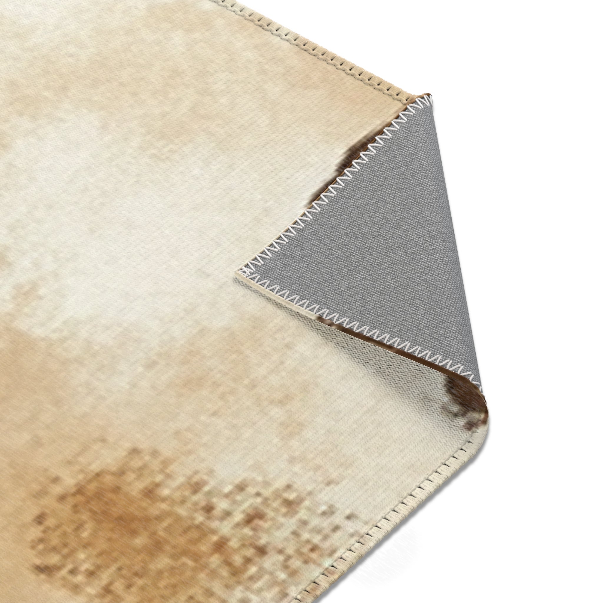 Mottled Brown and Beige Cowhide Area Rug, Artsulli - Art is Long, Life is Short, Home Decor, , , , , , , 