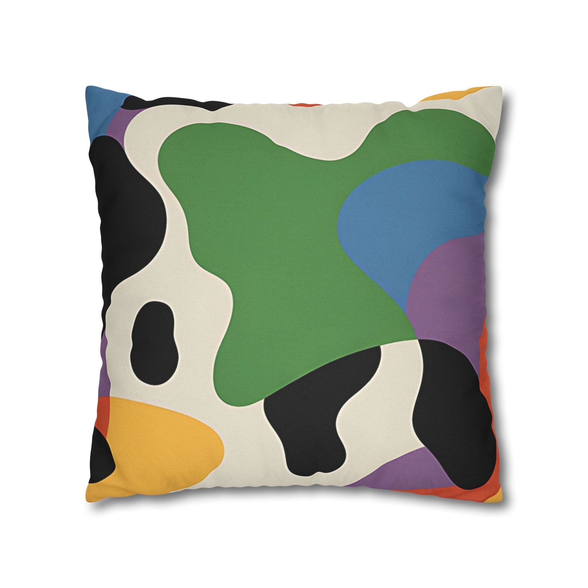 Multicolor Abstract Spotted Pillow, Artsulli - Art is Long, Life is Short, Home Decor, , , , , , , 