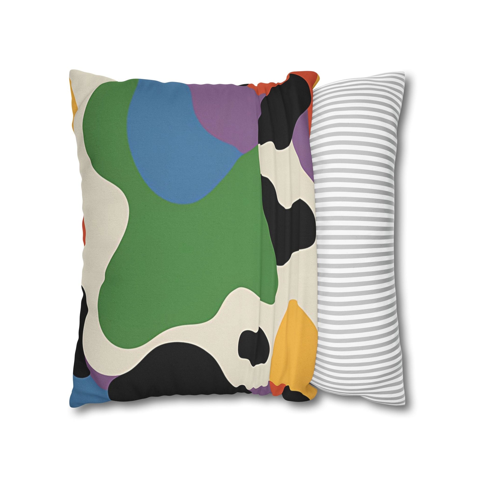 Multicolor Abstract Spotted Pillow, Artsulli - Art is Long, Life is Short, Home Decor, , , , , , , 