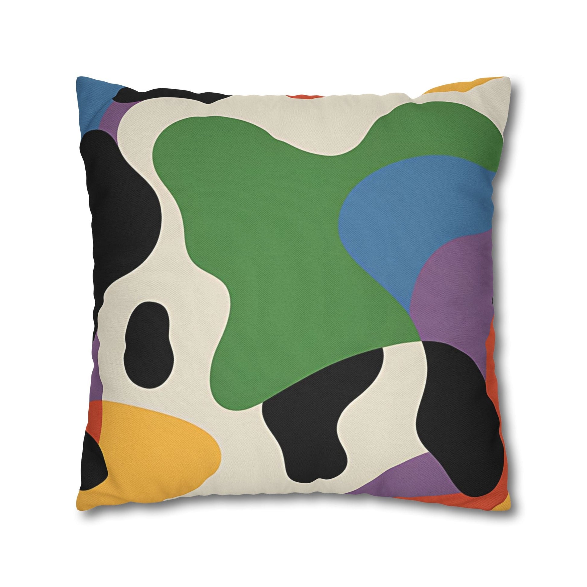 Multicolor Abstract Spotted Pillow, Artsulli - Art is Long, Life is Short, Home Decor, , , , , , , 