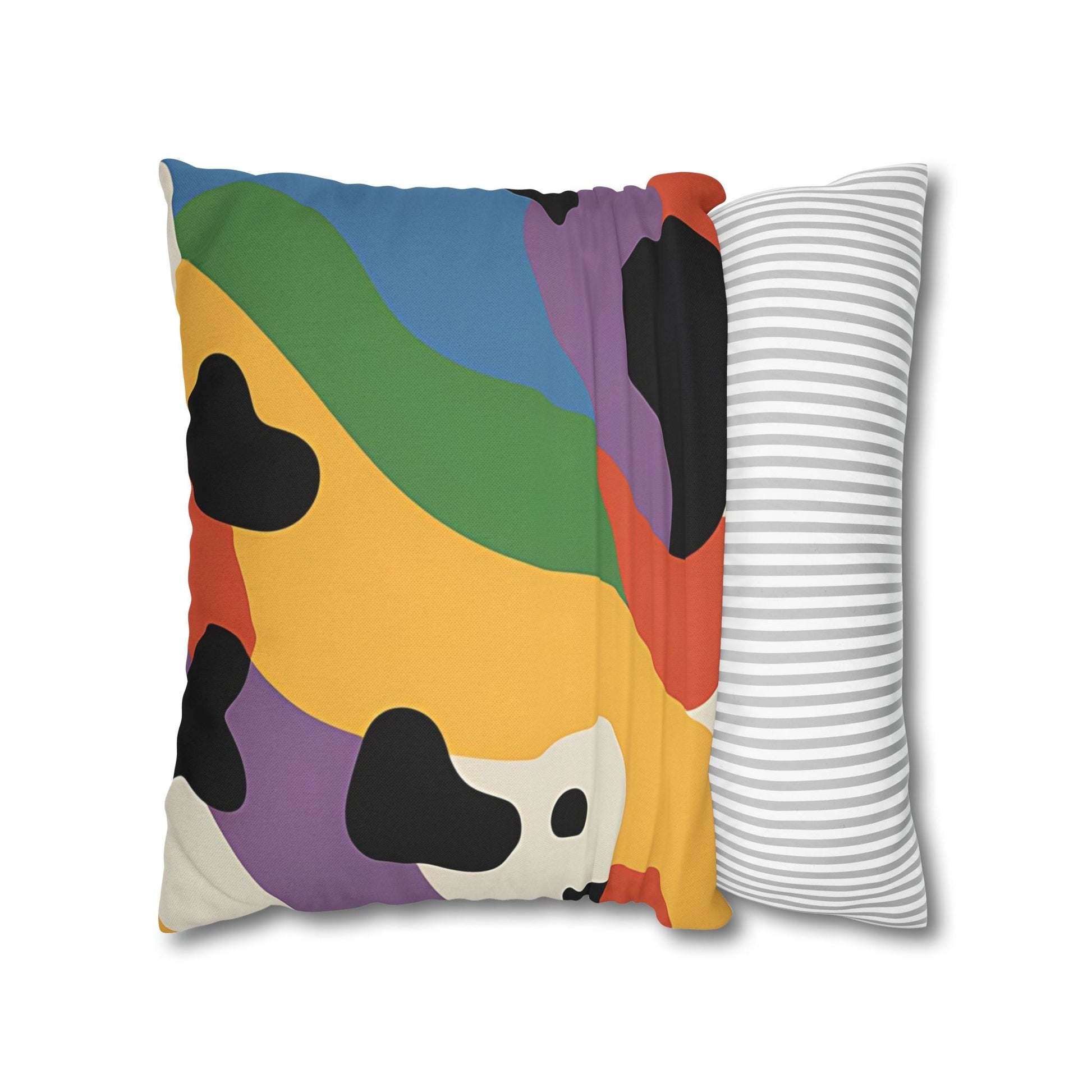 Multicolor Abstract Spotted Pillow, Artsulli - Art is Long, Life is Short, Home Decor, , , , , , , 