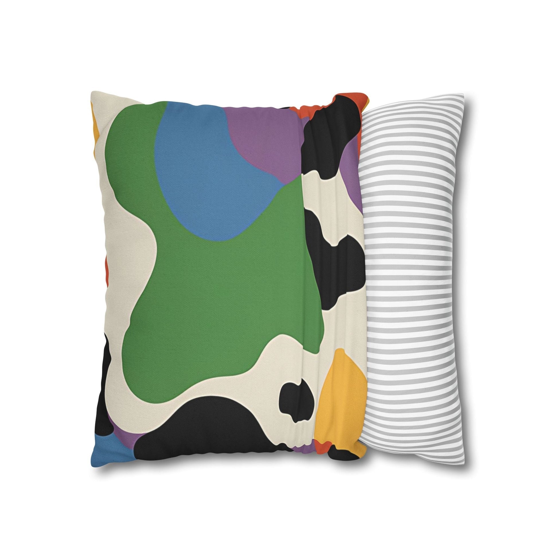 Multicolor Abstract Spotted Pillow, Artsulli - Art is Long, Life is Short, Home Decor, , , , , , , 