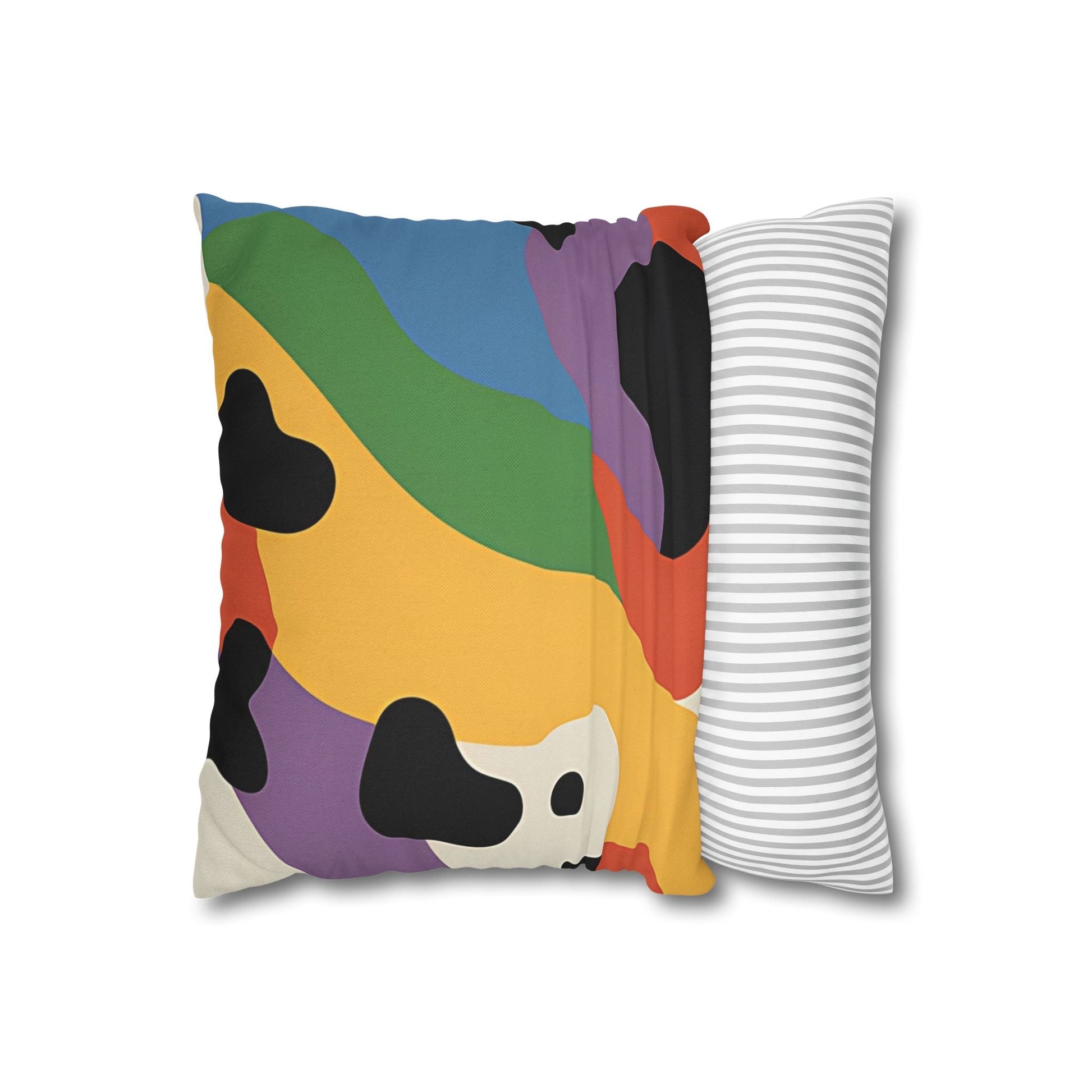 Multicolor Abstract Spotted Pillow, Artsulli - Art is Long, Life is Short, Home Decor, , , , , , , 