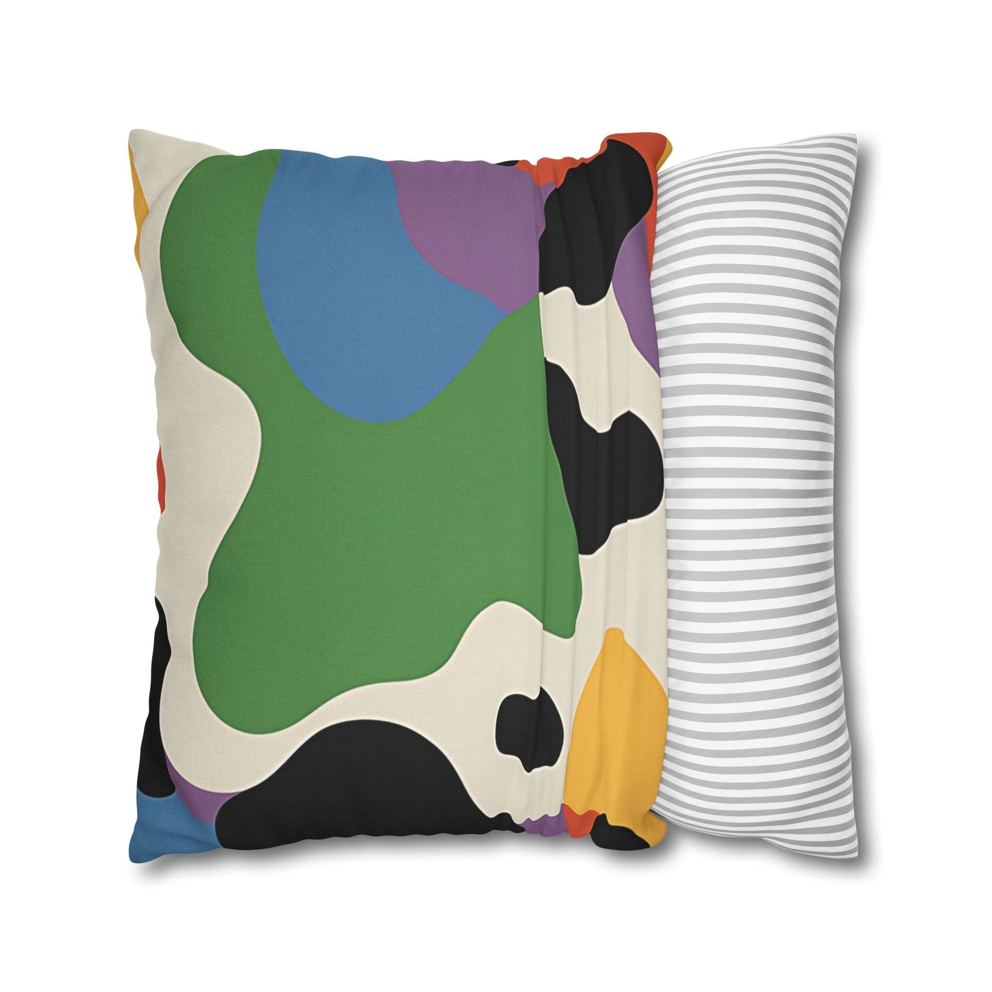 Multicolor Abstract Spotted Pillow, Artsulli - Art is Long, Life is Short, Home Decor, , , , , , , 