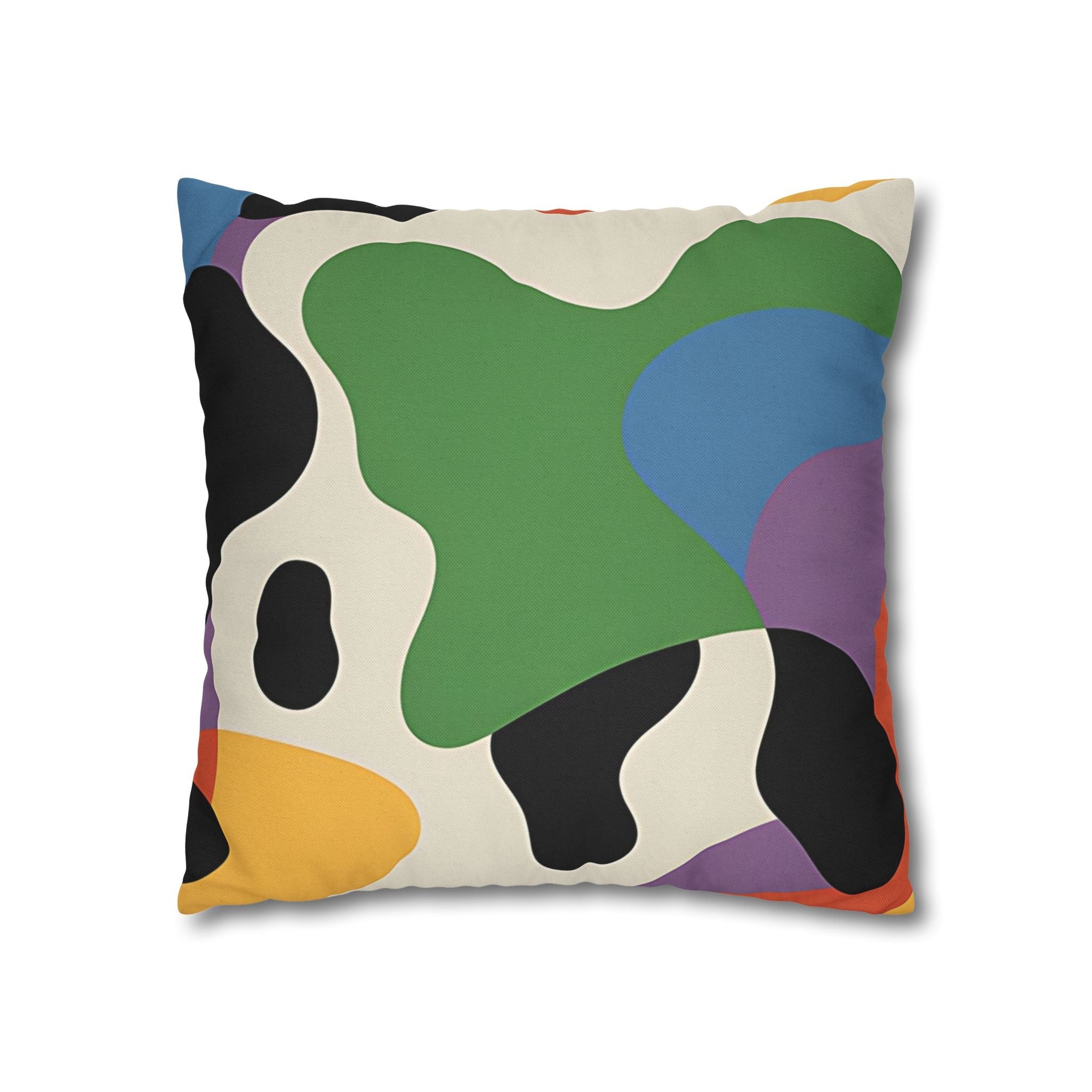 Multicolor Abstract Spotted Pillow, Artsulli - Art is Long, Life is Short, Home Decor, , , , , , , 