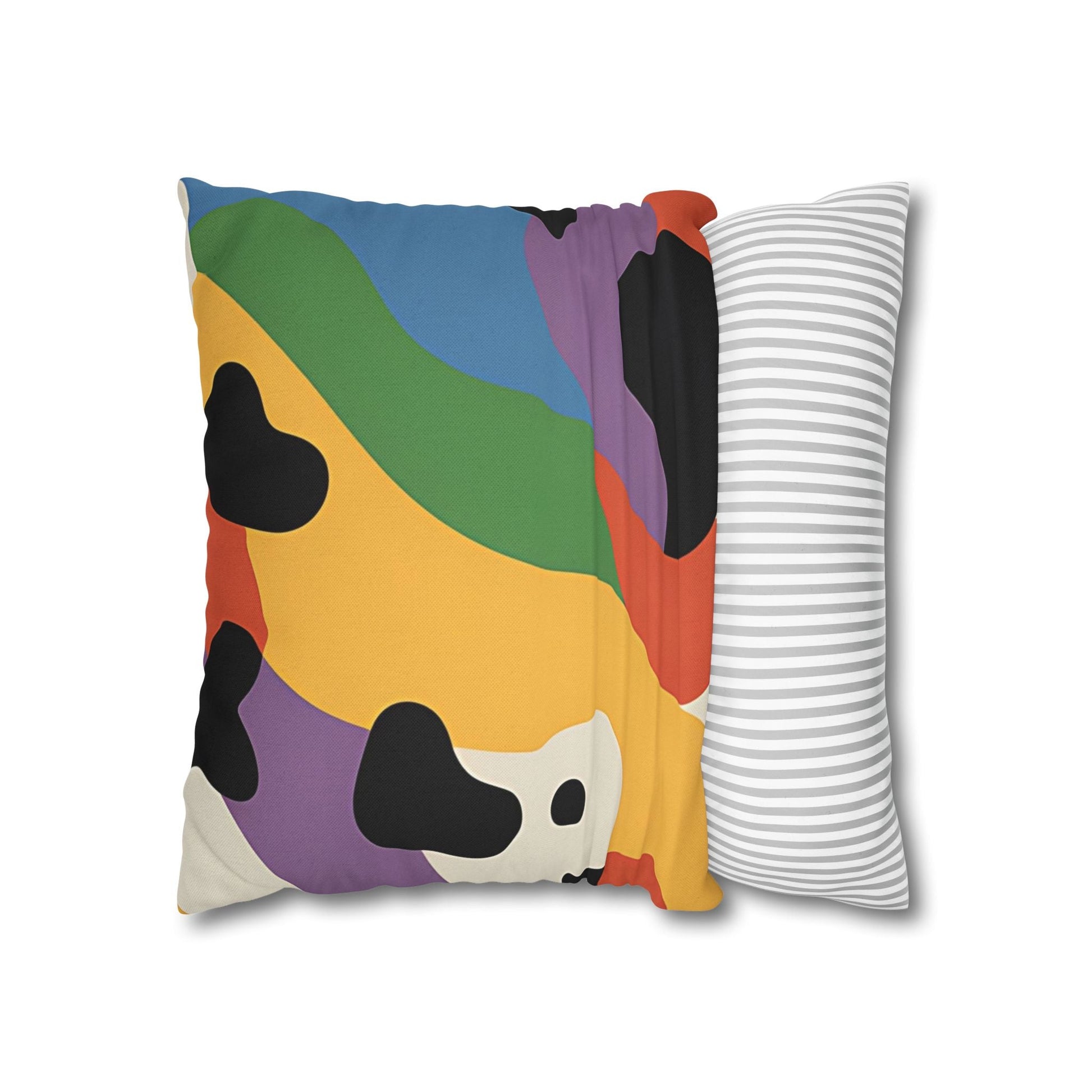 Multicolor Abstract Spotted Pillow, Artsulli - Art is Long, Life is Short, Home Decor, , , , , , , 