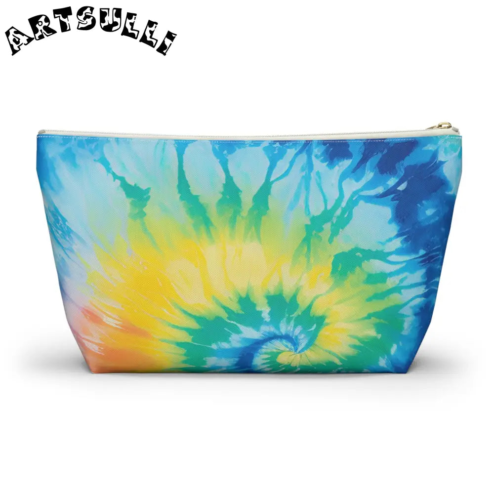 Multicolored Cosmetic Pouch, Artsulli - Art is Long, Life is Short, Bags, , , , , , , 