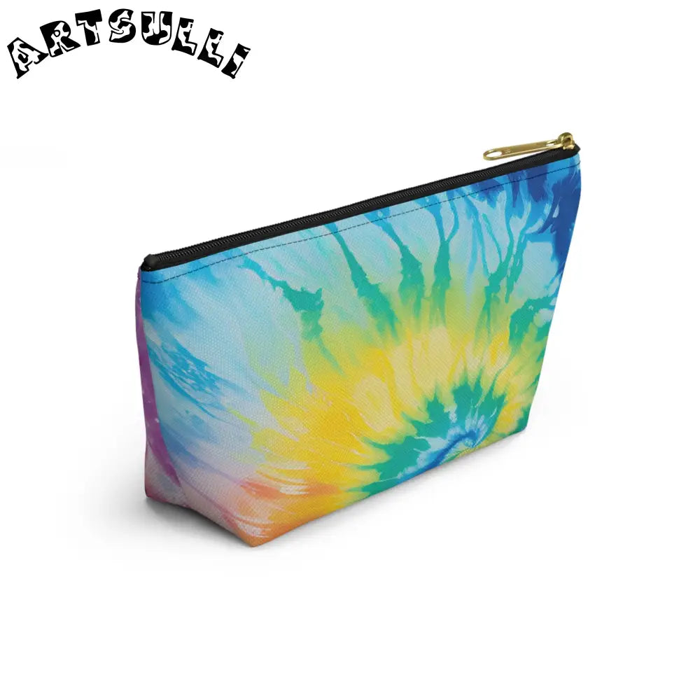 Multicolored Cosmetic Pouch, Artsulli - Art is Long, Life is Short, Bags, , , , , , , 