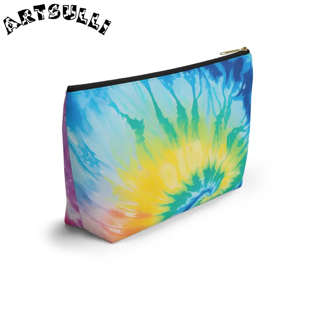 Multicolored Cosmetic Pouch, Artsulli - Art is Long, Life is Short, Bags, , , , , , , 