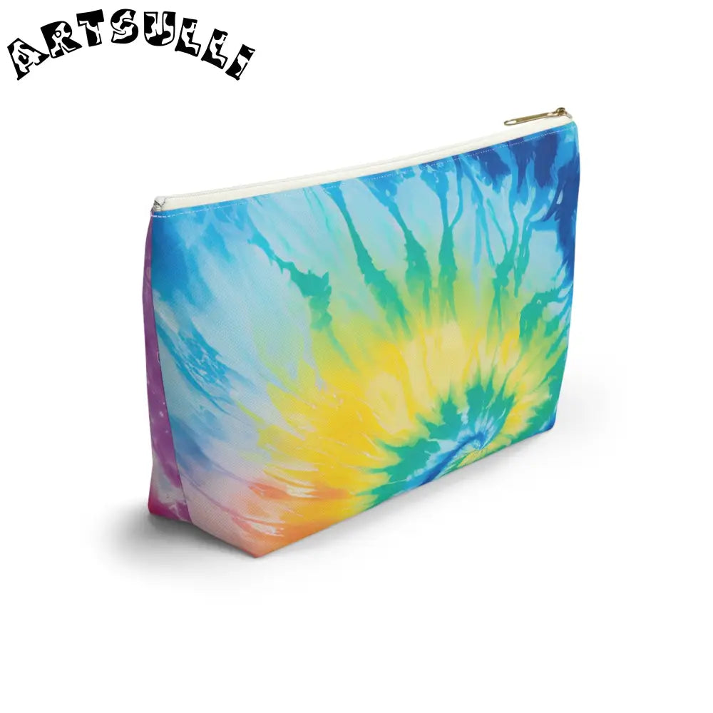 Multicolored Cosmetic Pouch, Artsulli - Art is Long, Life is Short, Bags, , , , , , , 