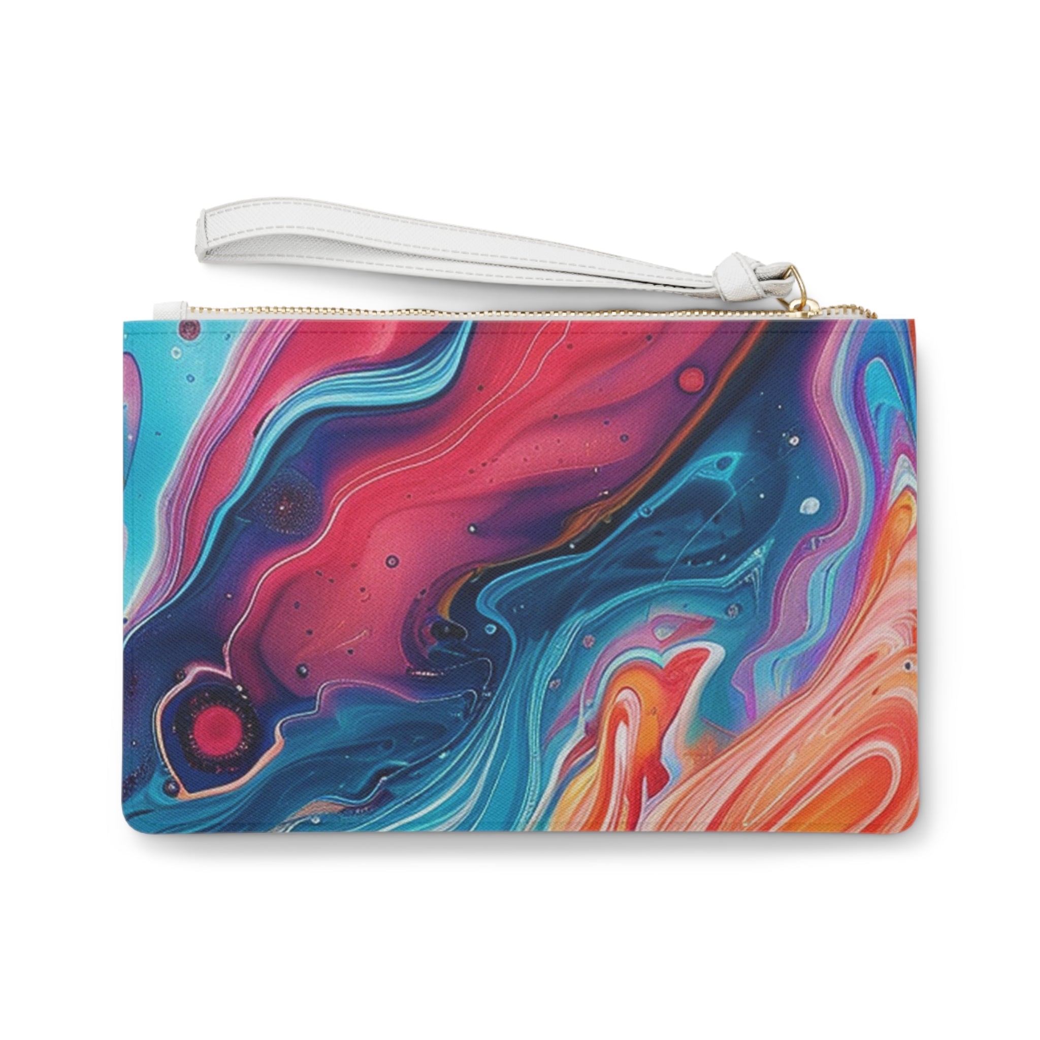 Printify Multicolored Wristlet Clutch Bag 2025