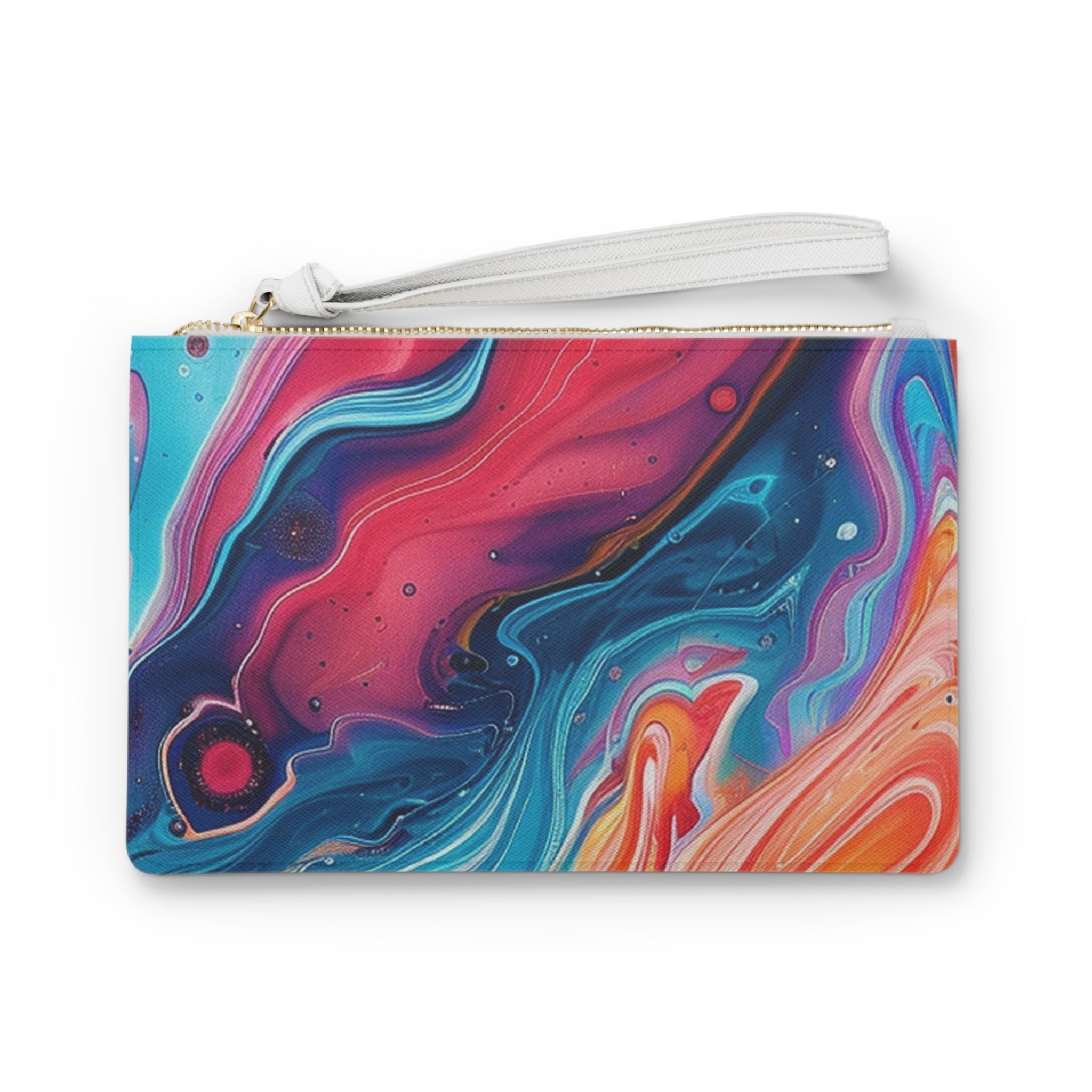 Printify Multicolored Wristlet Clutch Bag 2025