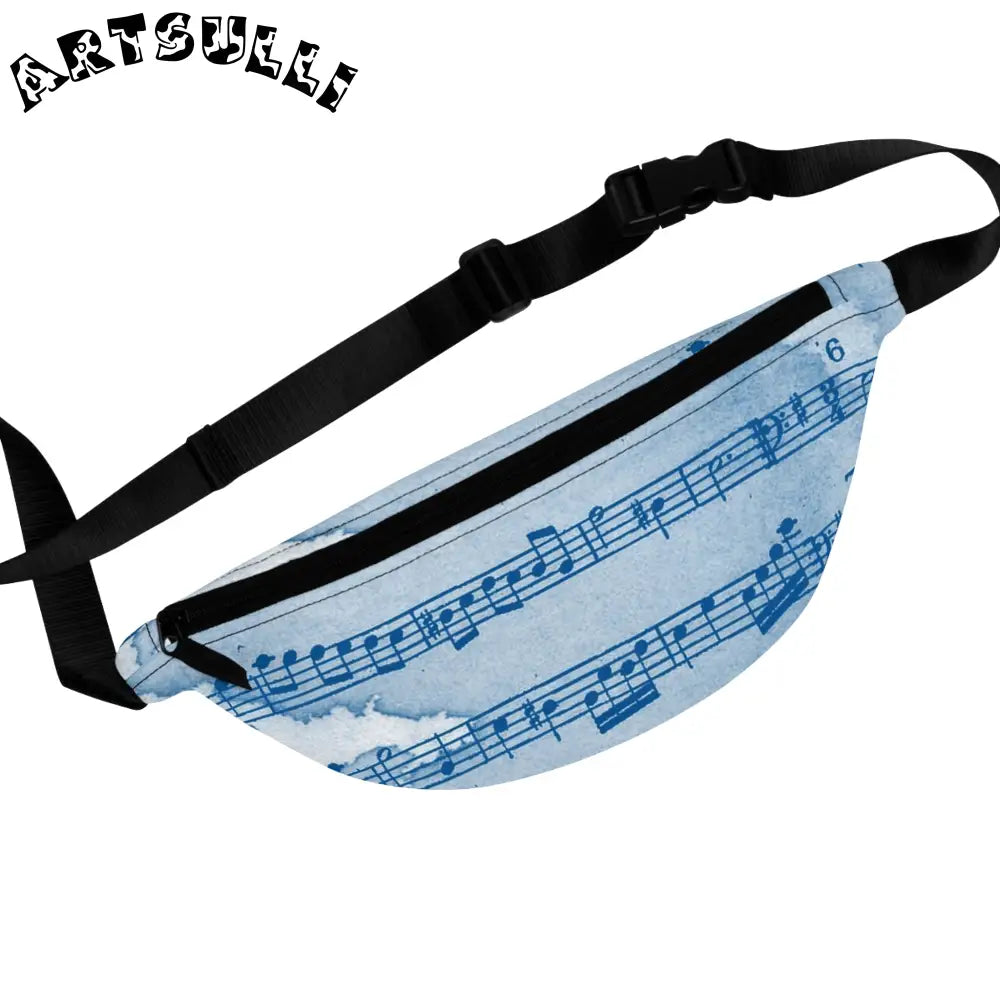 Musical Note Lightweight Bag Fanny Pack, Artsulli - Art is Long, Life is Short, Bags, Size, One size, , , , , 21894913273531291769