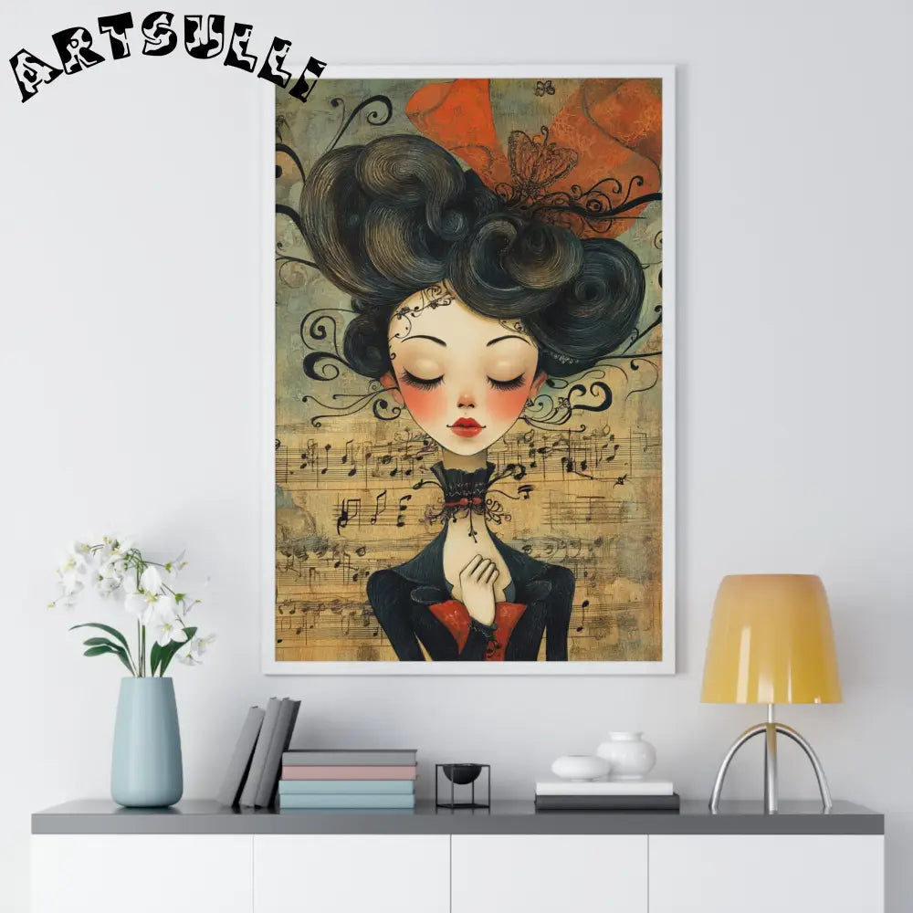 Musical Serenity Framed Art Print, Artsulli - Art is Long, Life is Short, Poster, , , , , , , 