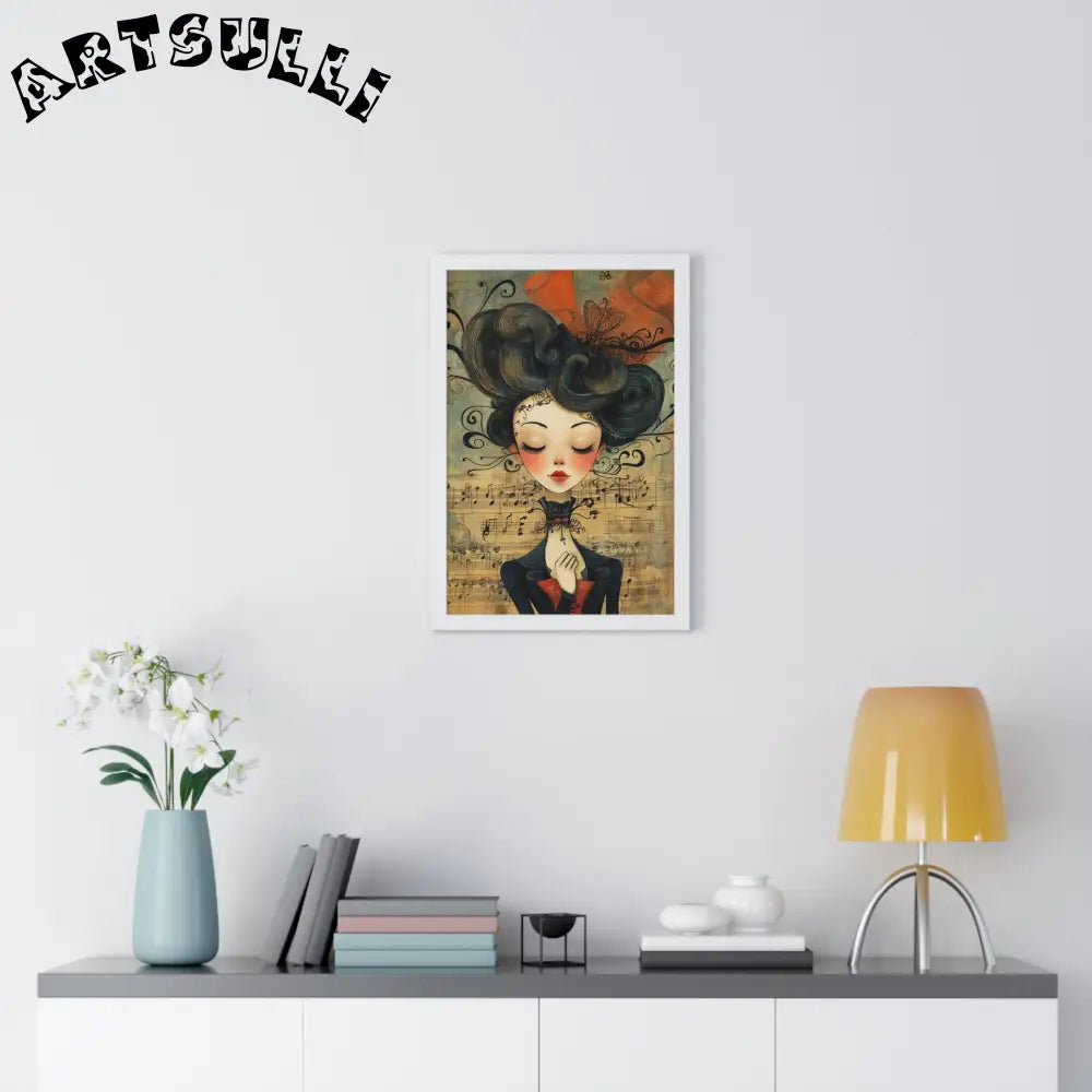 Musical Serenity Framed Art Print, Artsulli - Art is Long, Life is Short, Poster, , , , , , , 