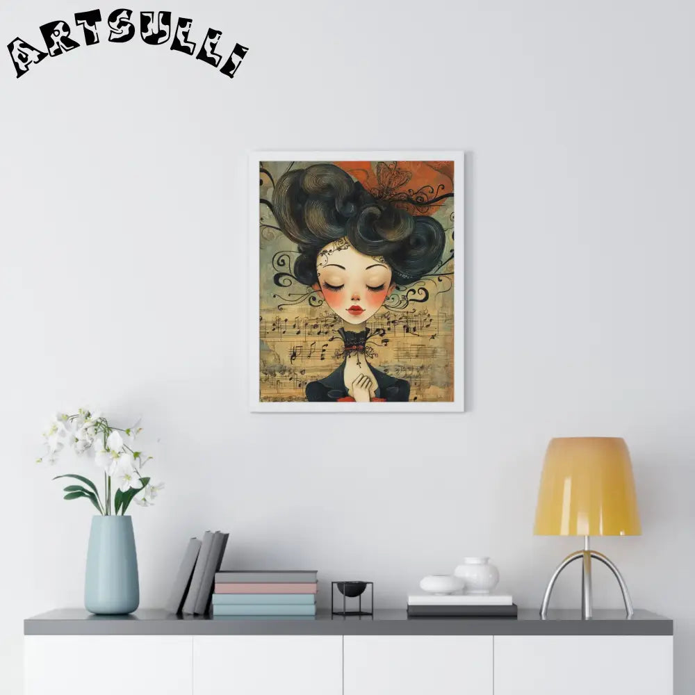 Musical Serenity Framed Art Print, Artsulli - Art is Long, Life is Short, Poster, , , , , , , 