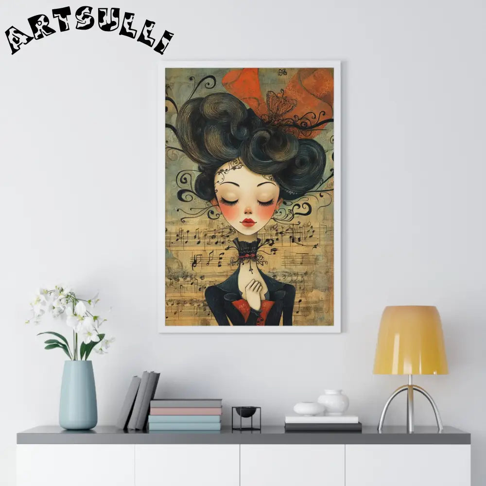 Musical Serenity Framed Art Print, Artsulli - Art is Long, Life is Short, Poster, , , , , , , 
