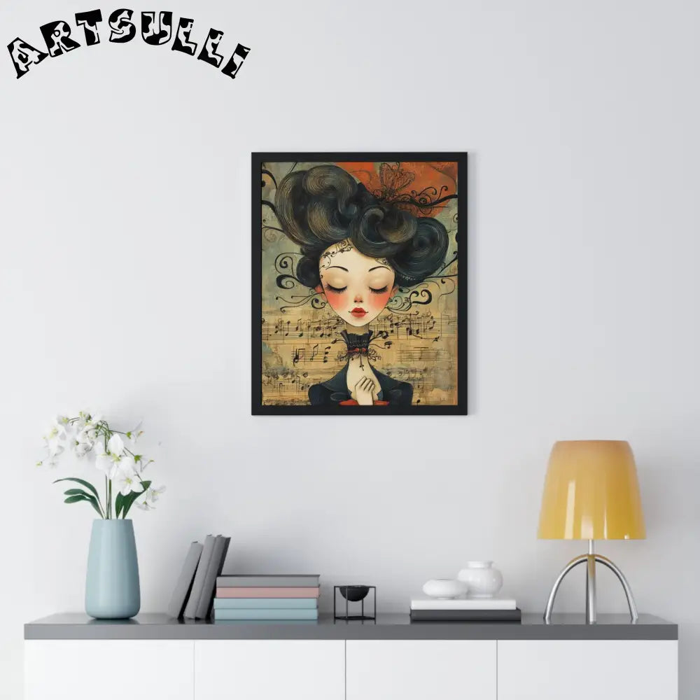 Musical Serenity Framed Art Print, Artsulli - Art is Long, Life is Short, Poster, , , , , , , 