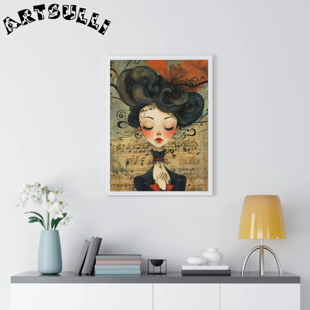 Musical Serenity Framed Art Print, Artsulli - Art is Long, Life is Short, Poster, , , , , , , 