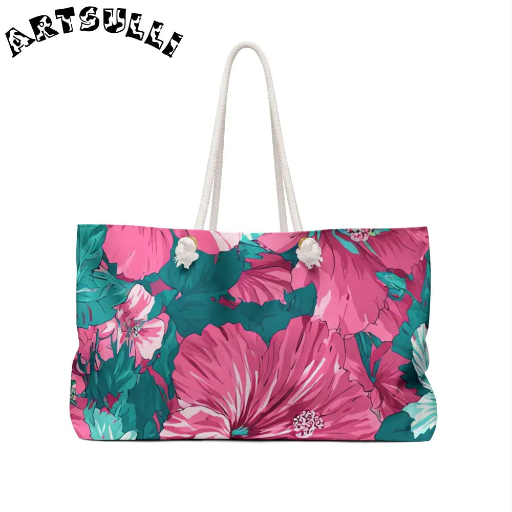 Muted Pastel Oversized Weekender Tote Bag, Artsulli - Art is Long, Life is Short, Bags, , , , , , , 