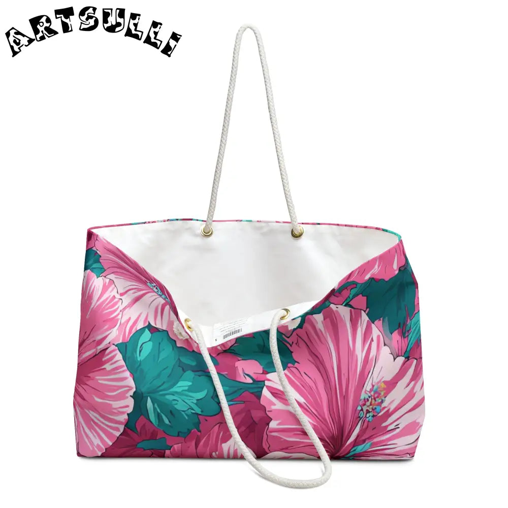 Muted Pastel Oversized Weekender Tote Bag, Artsulli - Art is Long, Life is Short, Bags, , , , , , , 