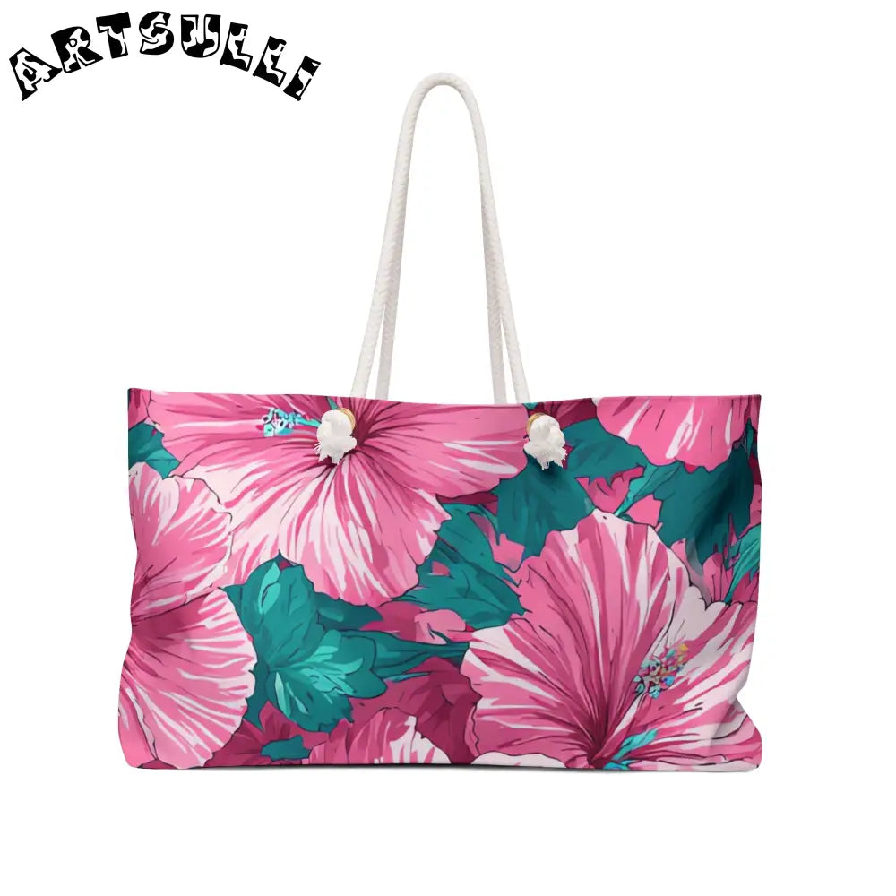 Muted Pastel Oversized Weekender Tote Bag, Artsulli - Art is Long, Life is Short, Bags, Size, 24" × 13", , , , , 24026097309806904754