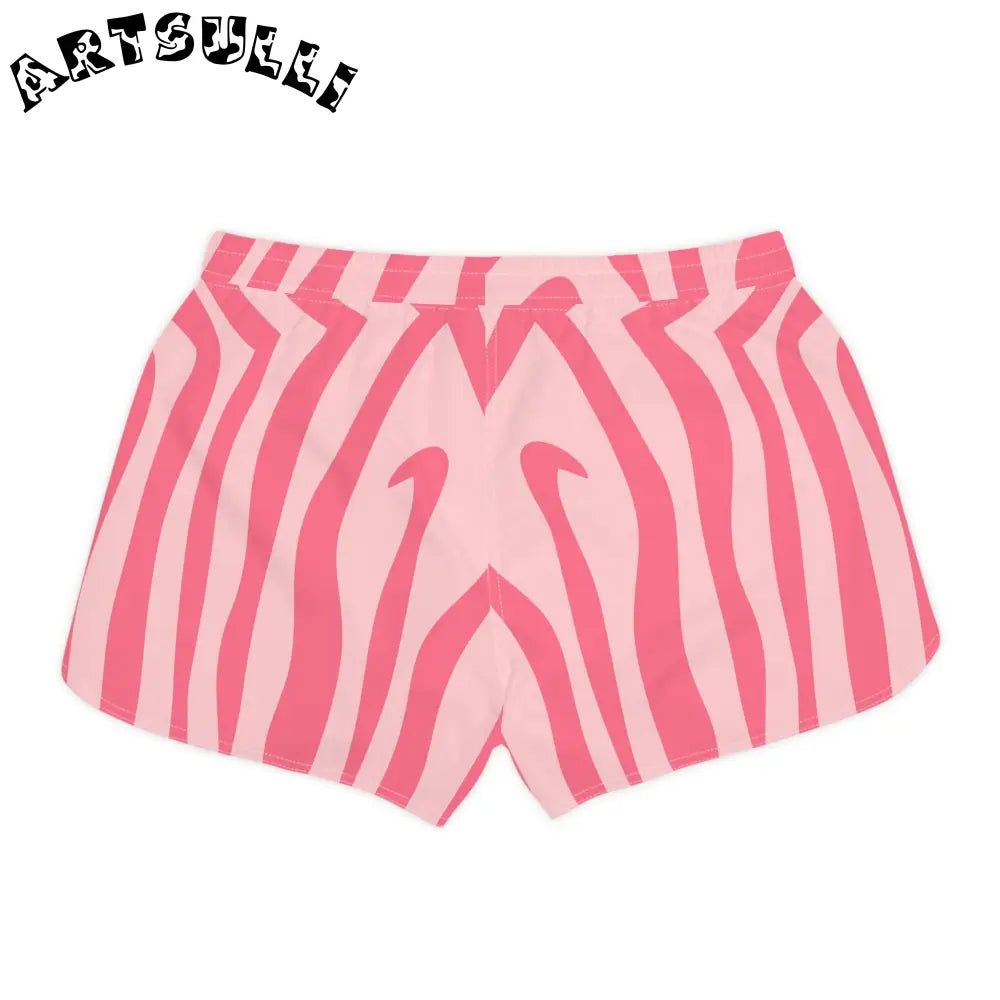 JAKKOUTTHEBXX Nagels Pink Zebra Shorts Offer Comfort 2025