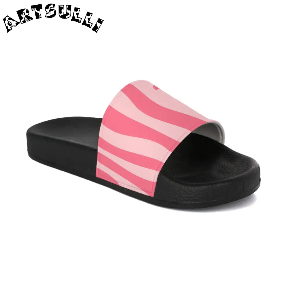 JAKKOUTTHEBXX Nagels Pink Zebra Slides for Cozy Living 2025