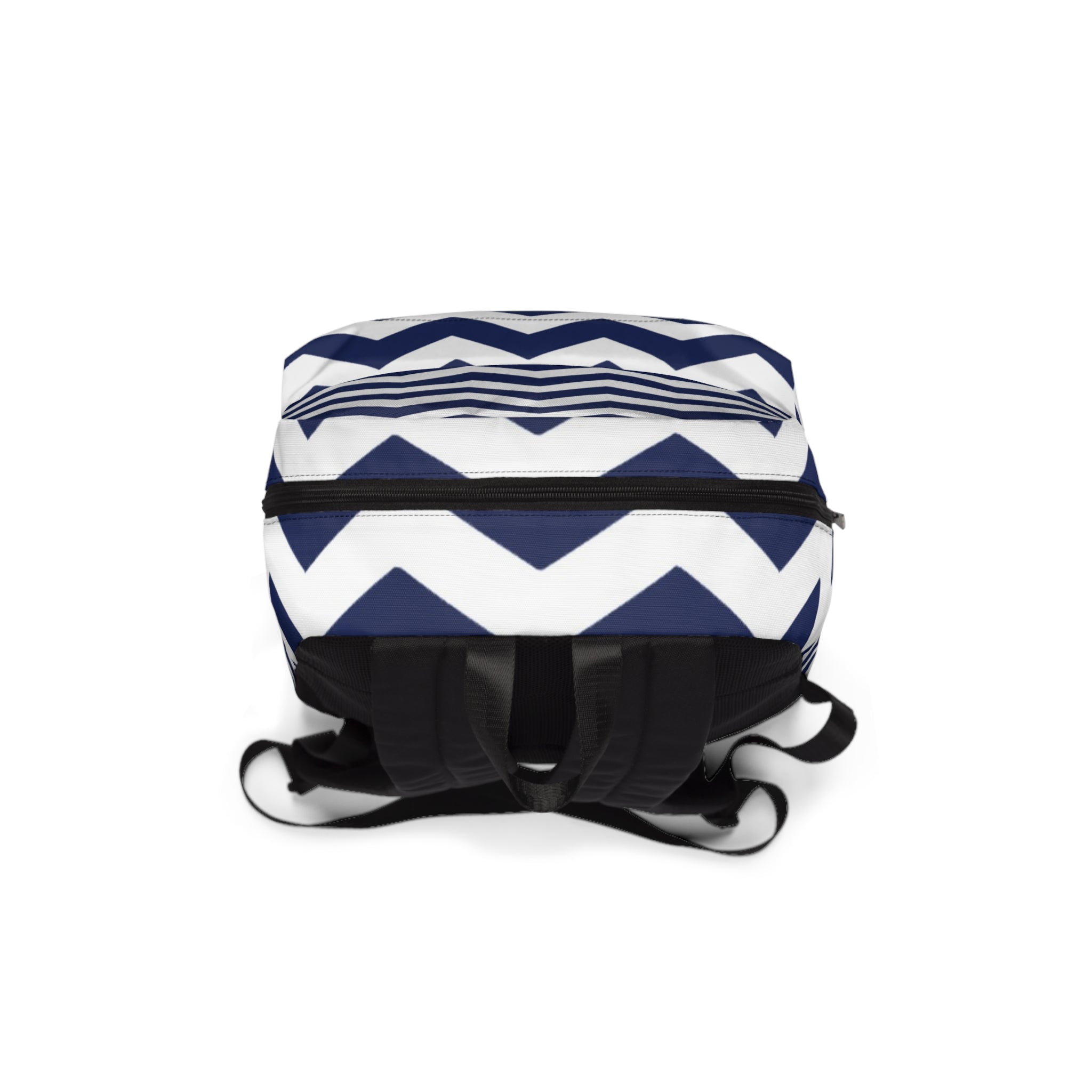 Navy and White Chevron Backpack, Artsulli - Art is Long, Life is Short, Bags, , , , , , , 