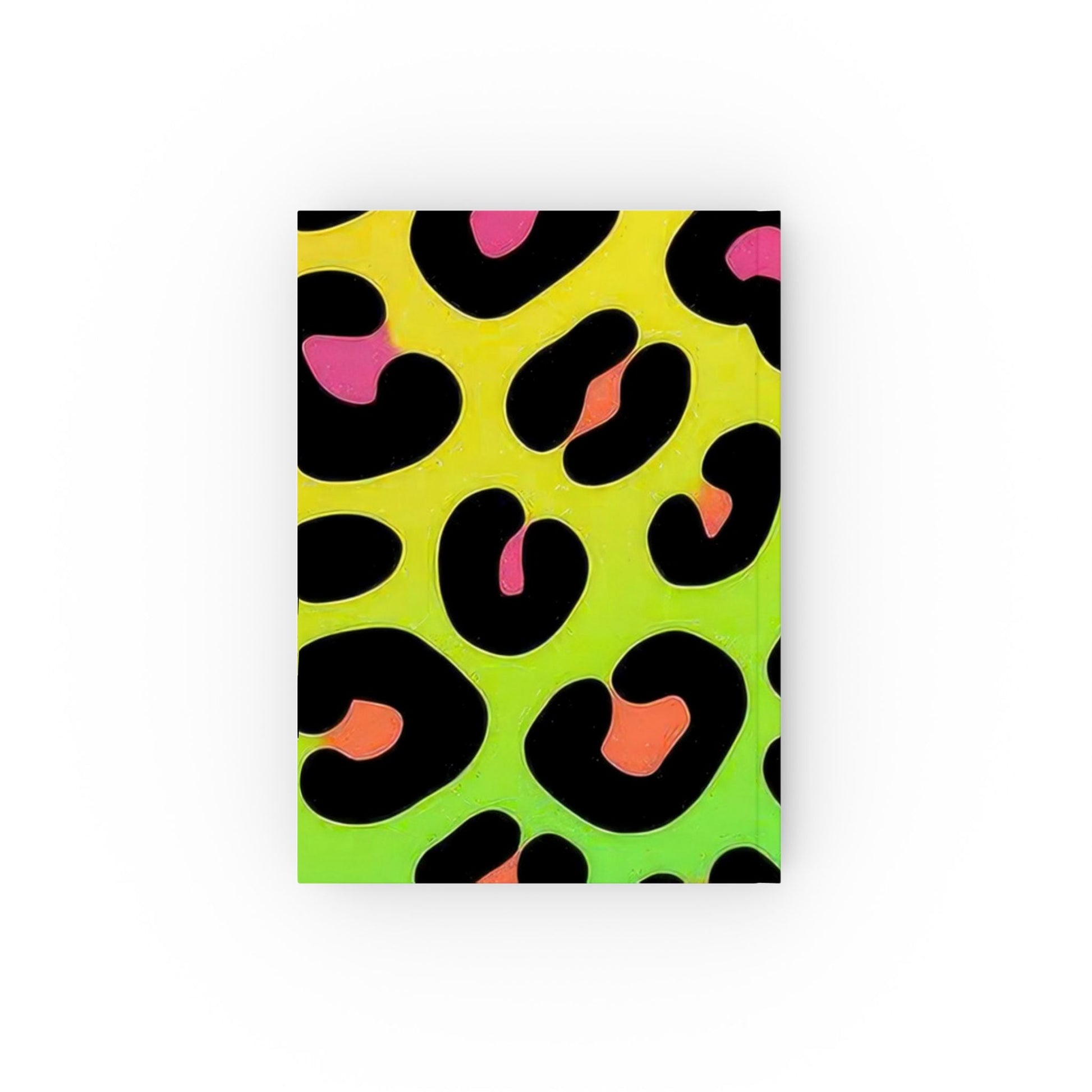 Printify Neon Leopard Print Journal 2025