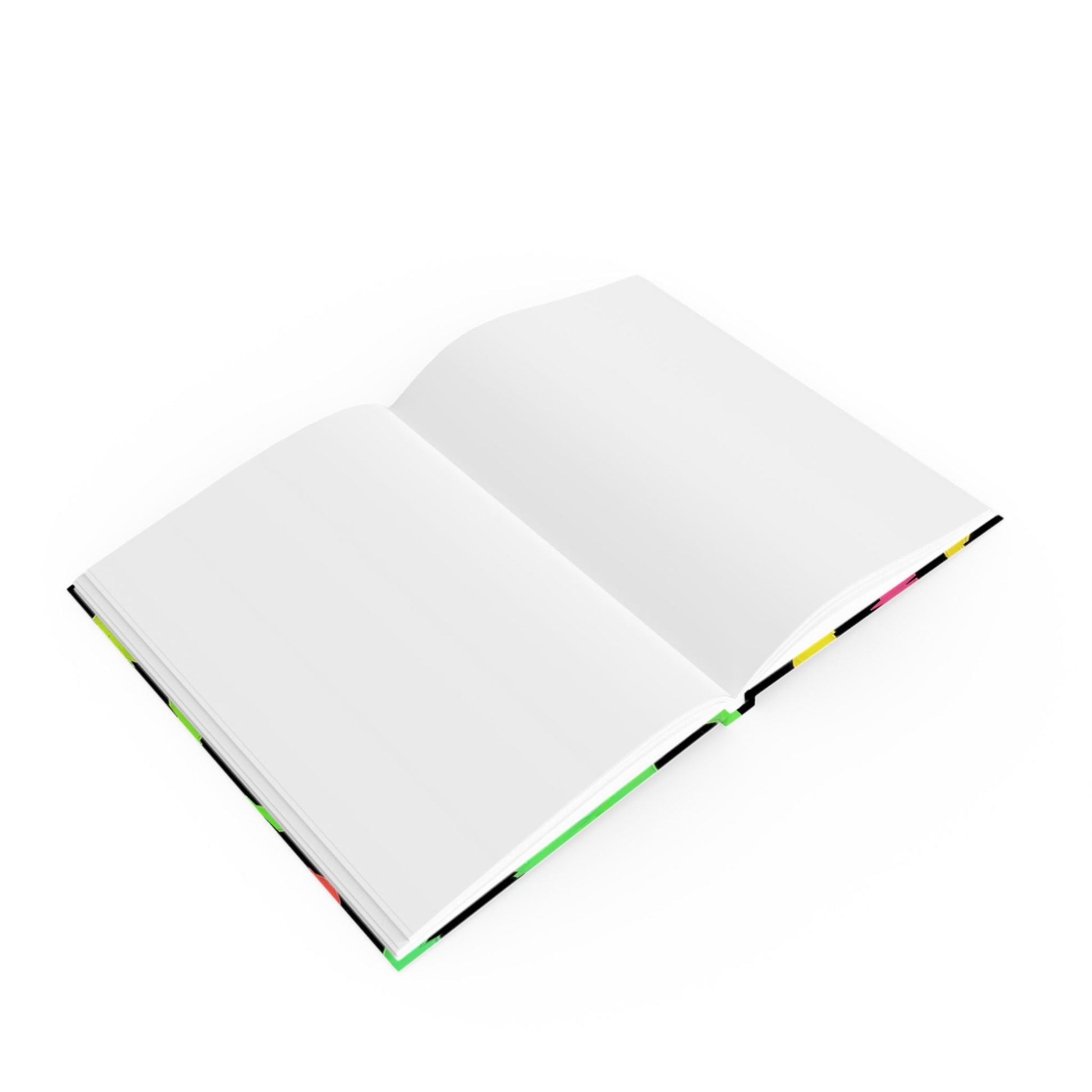 Printify Neon Leopard Print Journal 2025