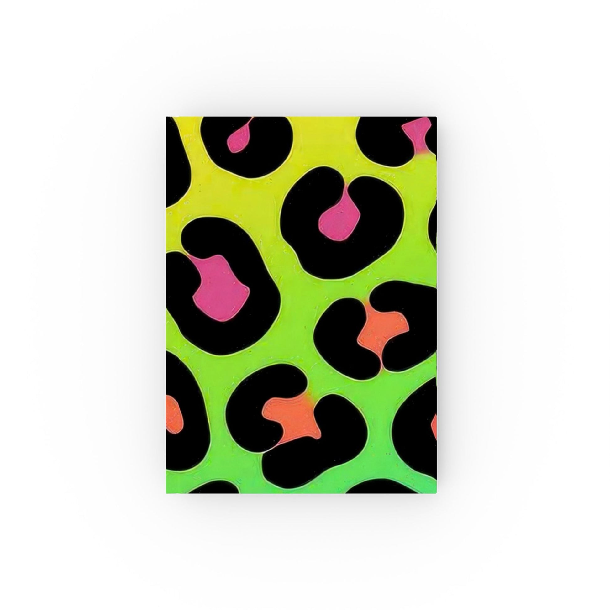 Printify Neon Leopard Print Journal 2025