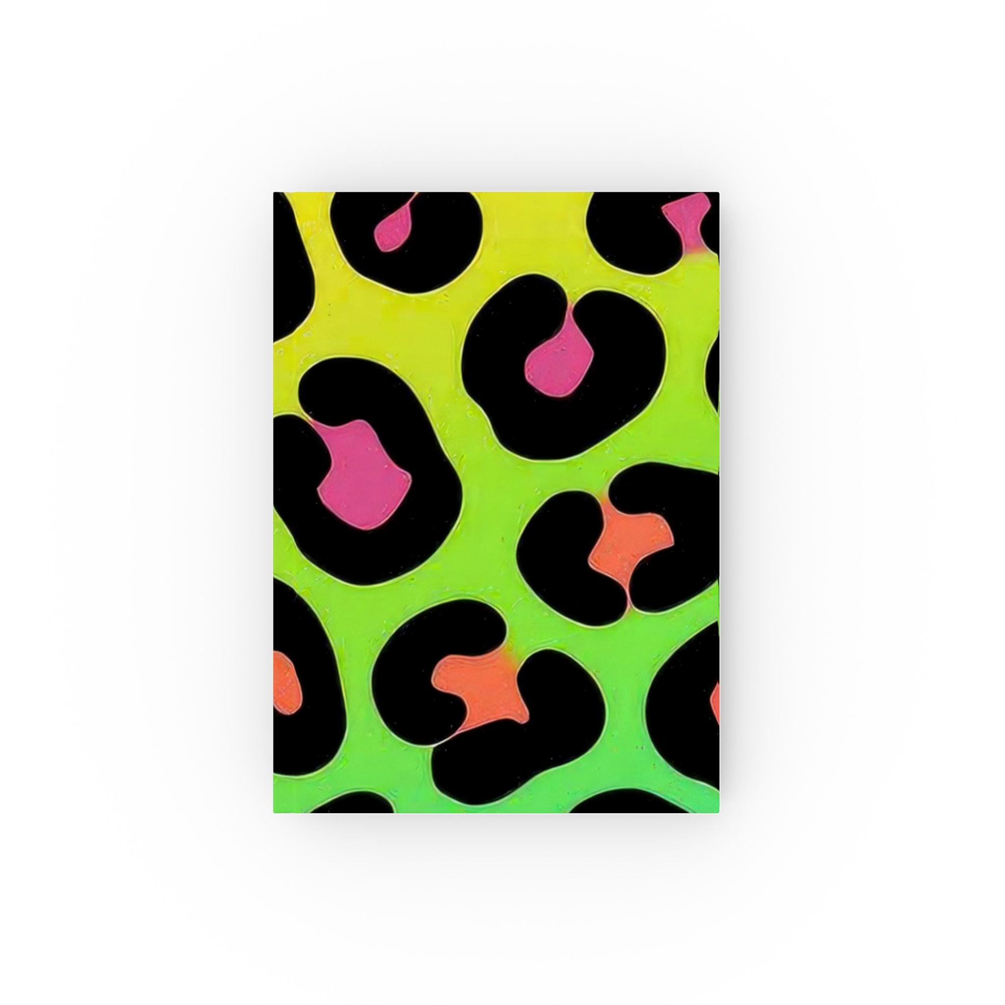 Printify Neon Leopard Print Journal 2025