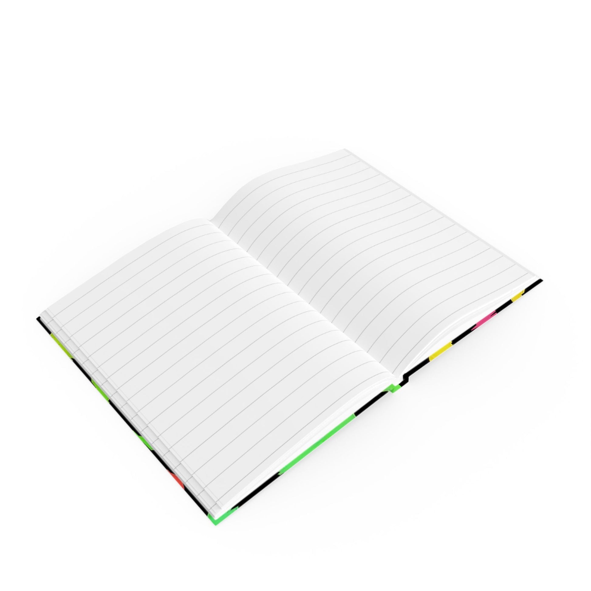 Printify Neon Leopard Print Journal 2025