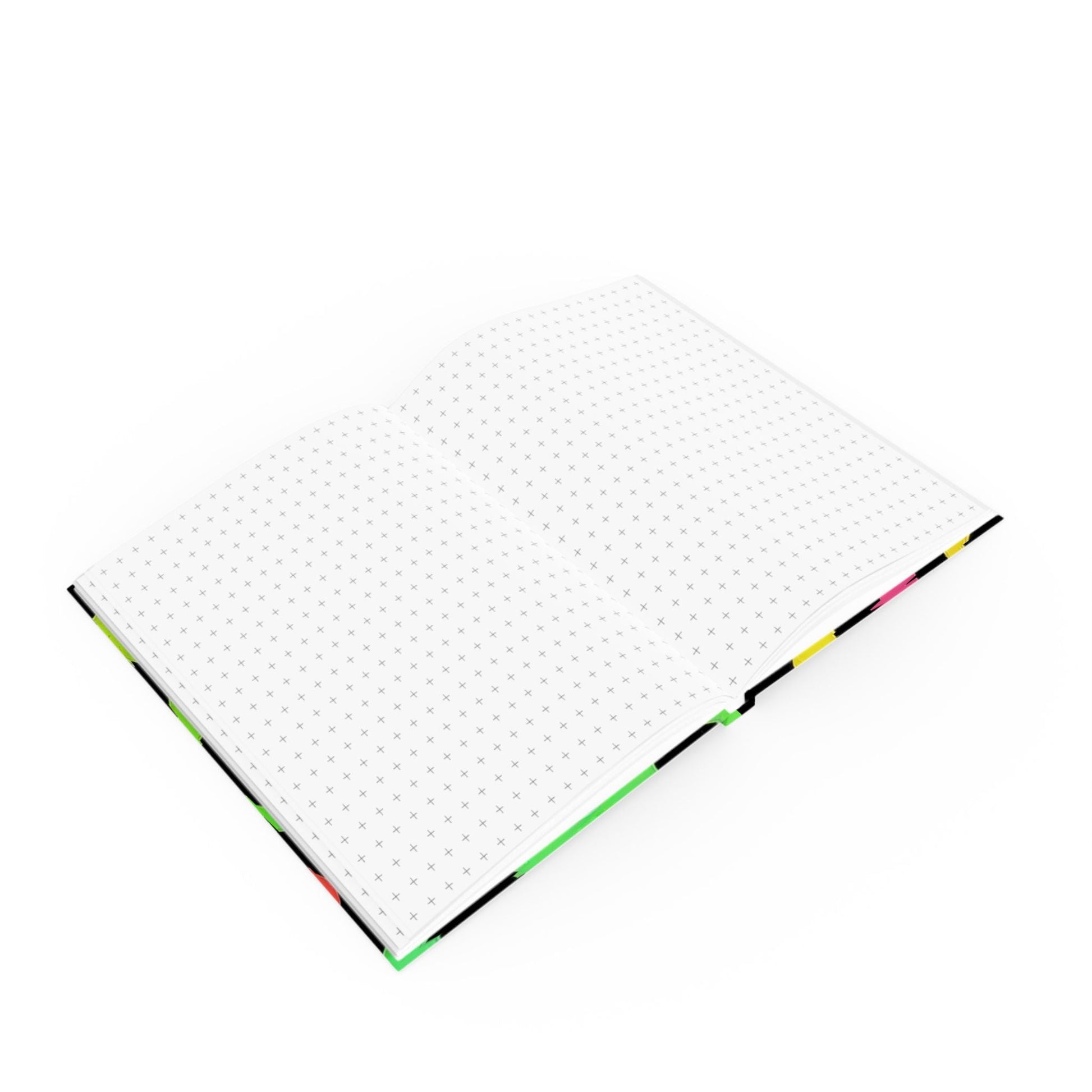 Printify Neon Leopard Print Journal 2025