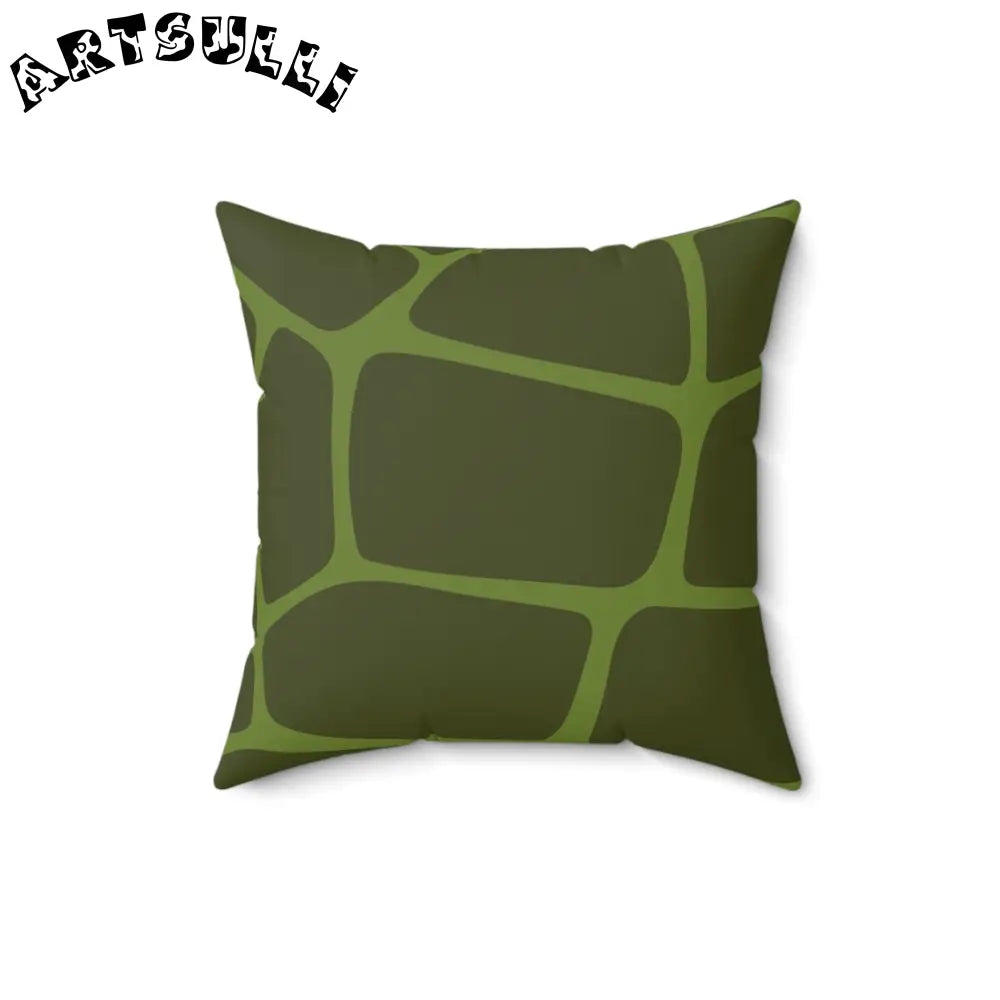JAKKOUTTHEBXX Olive Green Geometric Throw Pillow 2025