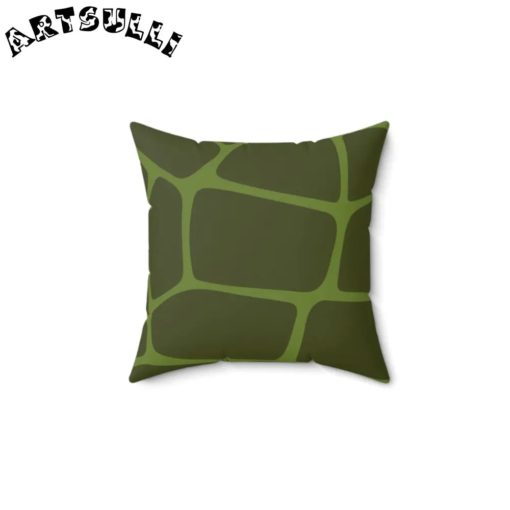 Olive Green Geometric Throw Pillow, Artsulli - Art is Long, Life is Short, Home Decor, Size, 14" × 14", , , , , 60064495998204