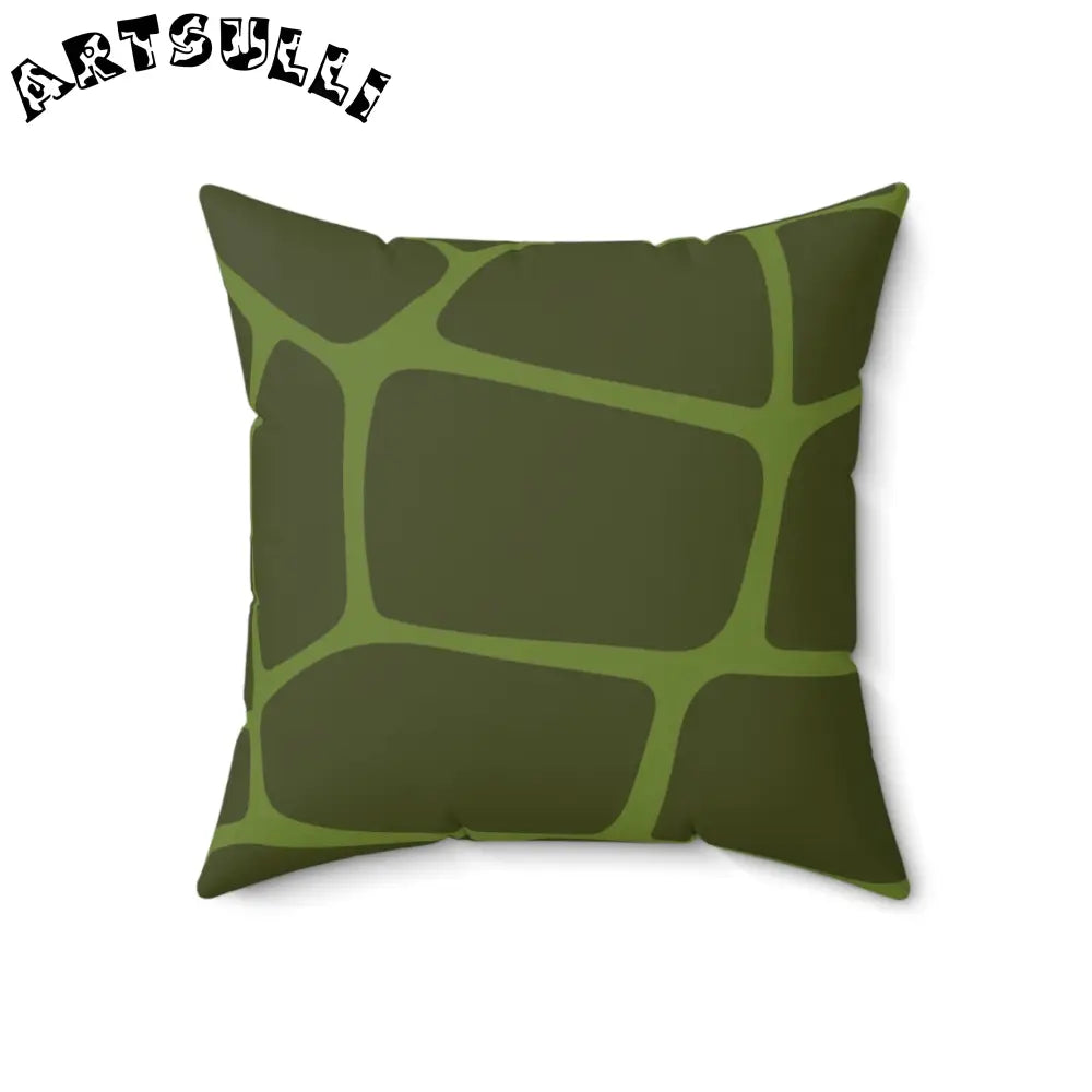 JAKKOUTTHEBXX Olive Green Geometric Throw Pillow 2025