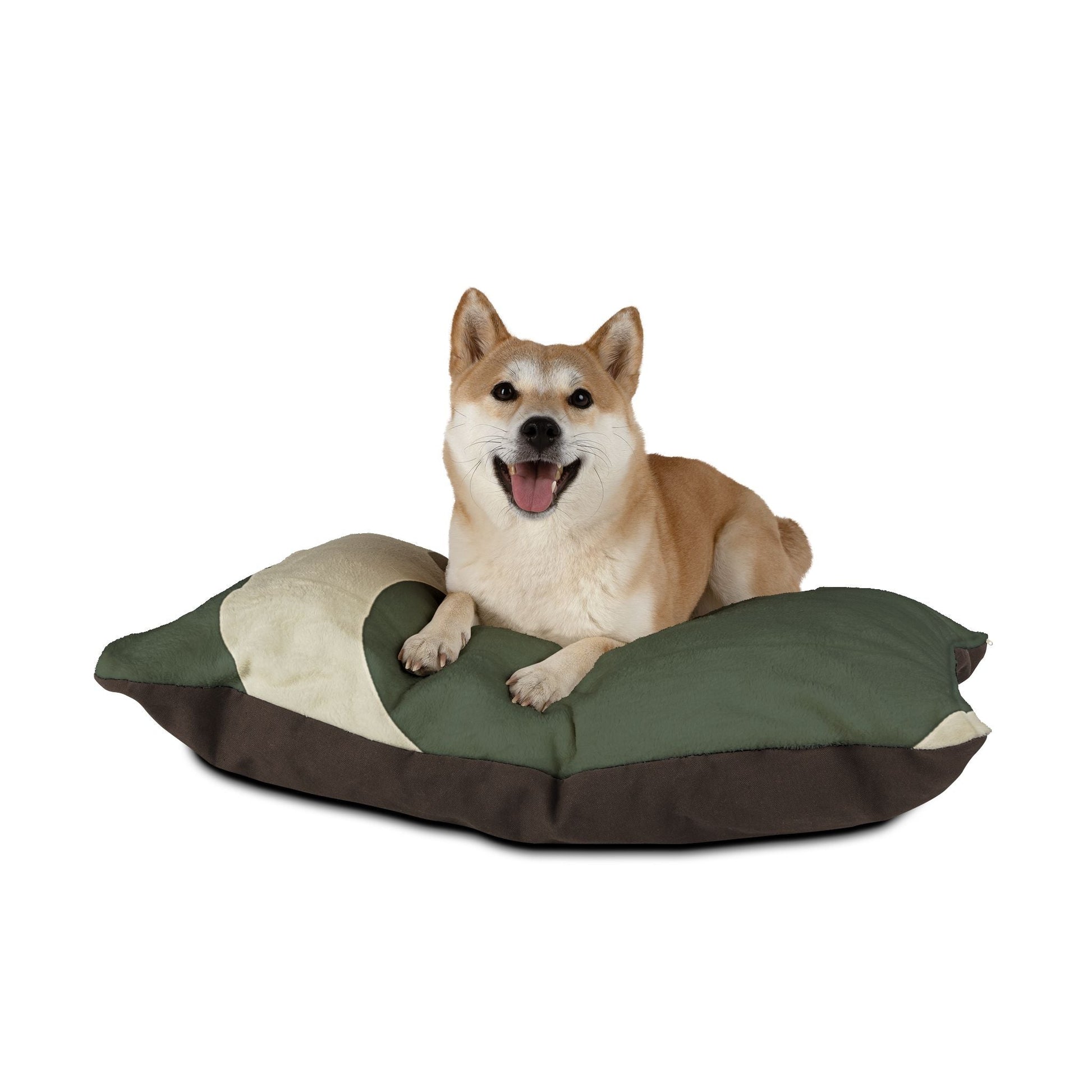 Olive Green Yin Yang Fleece Pet Bed, Artsulli - Art is Long, Life is Short, Pets, , , , , , , 