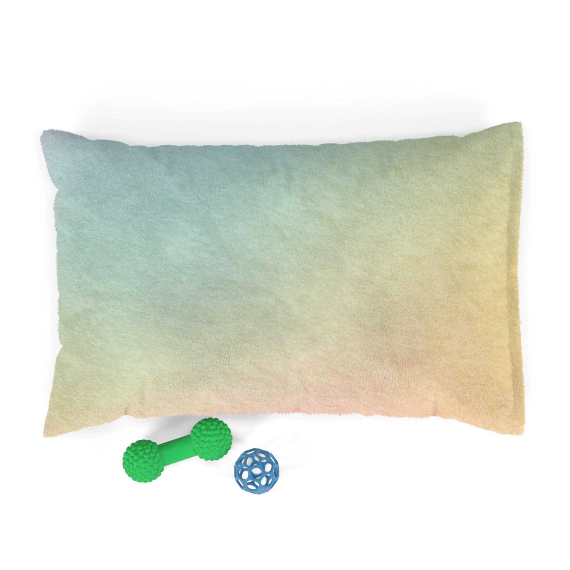 Printify Ombre Rainbow Pet Bed with Dog Toys 2025