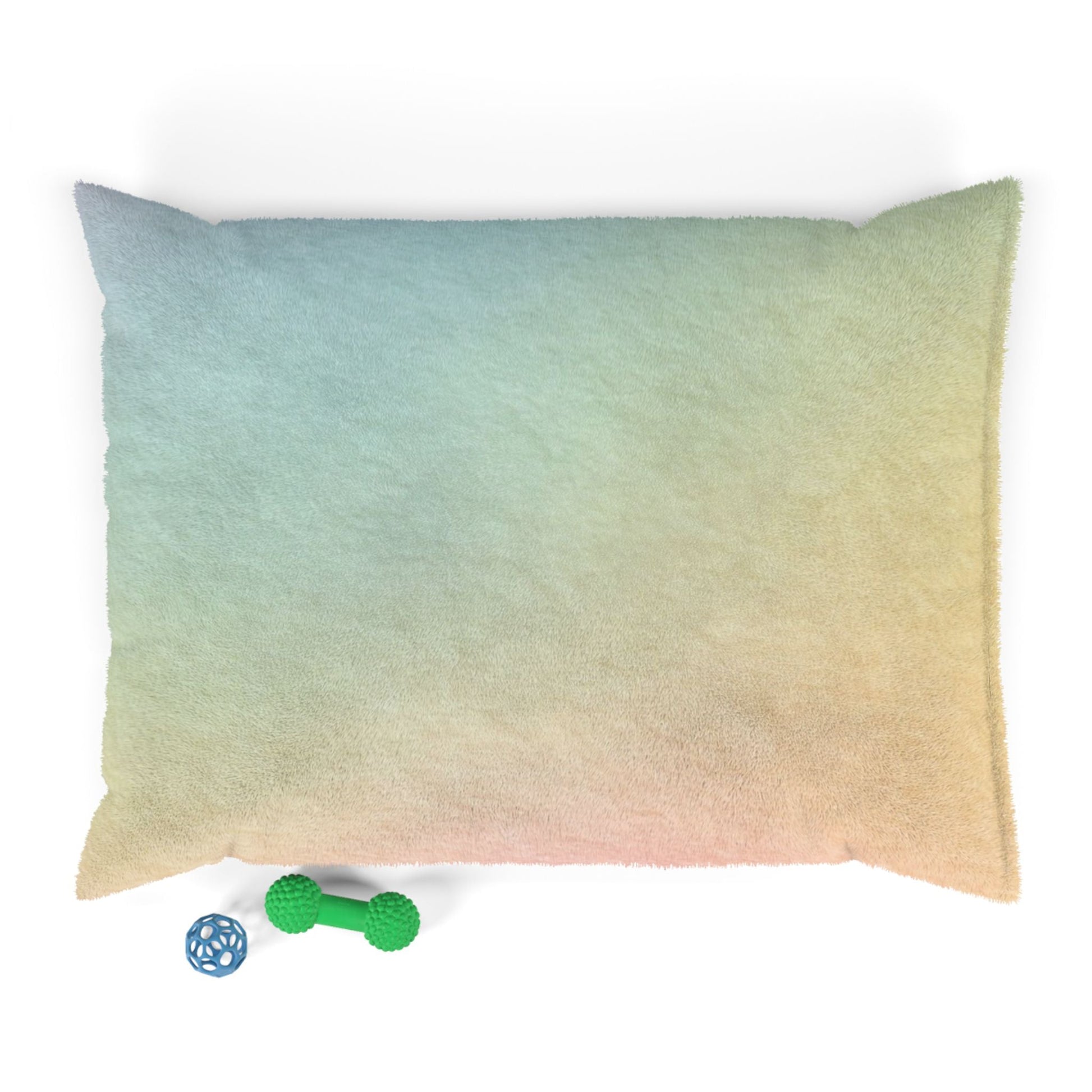 Printify Ombre Rainbow Pet Bed with Dog Toys 2025