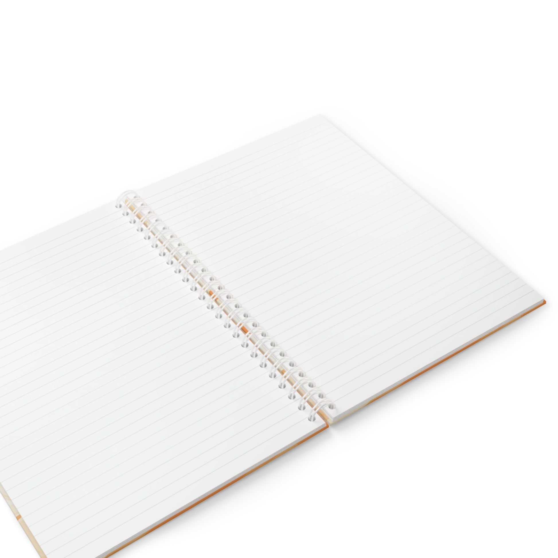 Orange and Cream Marble Wide Ruled Spiral Notebooks, Artsulli - Art is Long, Life is Short, Paper products, , , , , , , 
