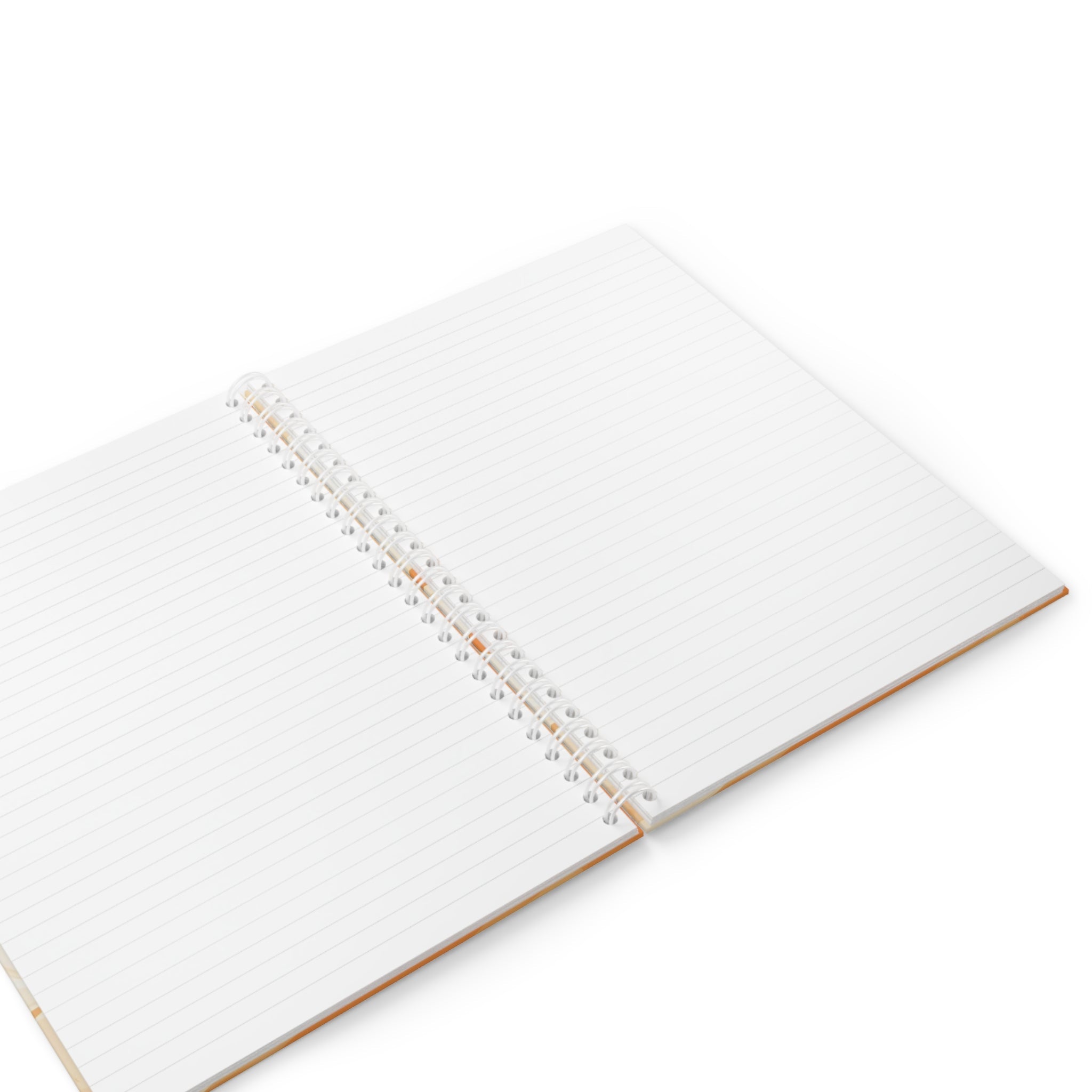 Orange and Cream Marble Wide Ruled Spiral Notebooks, Artsulli - Art is Long, Life is Short, Paper products, , , , , , , 