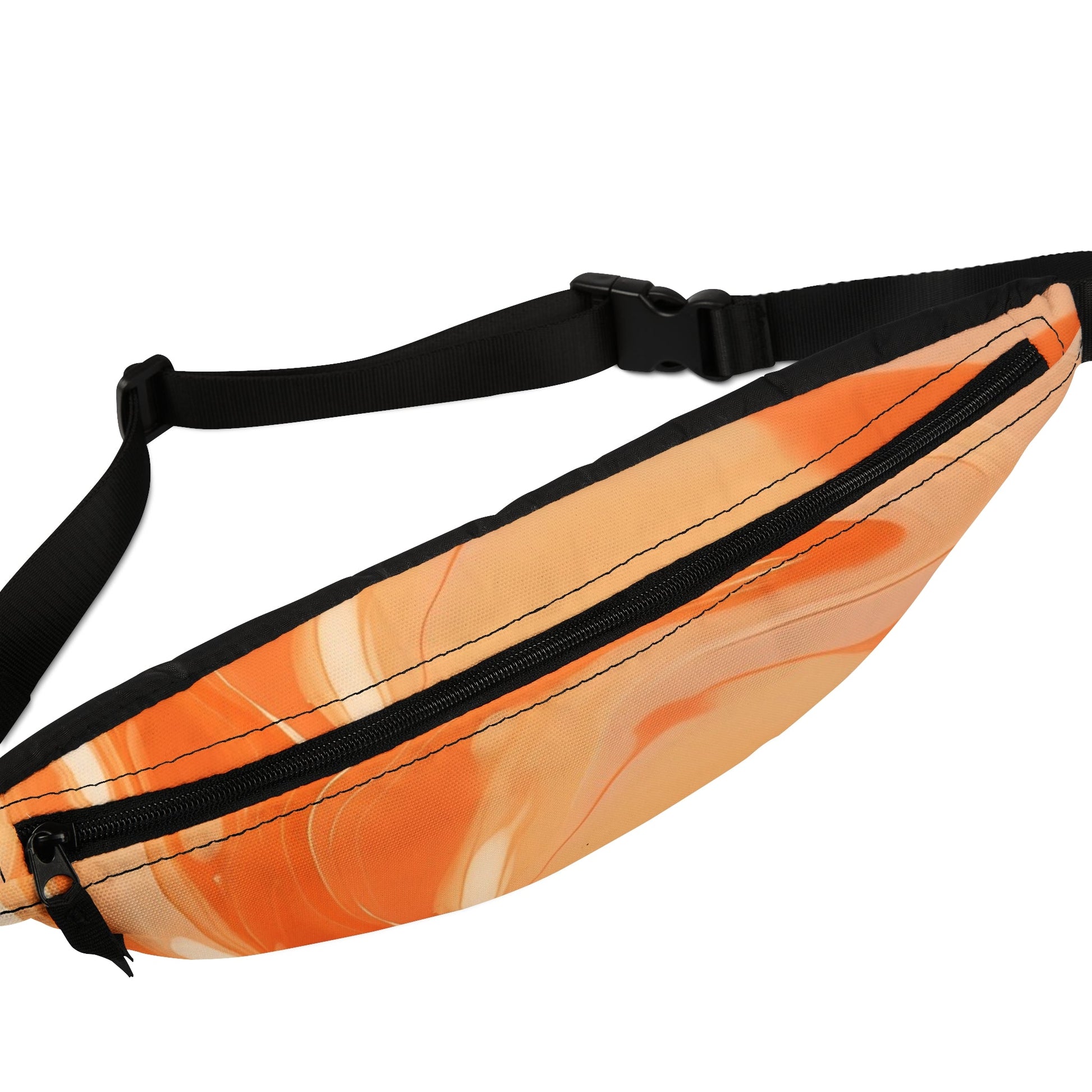 Orange and Peach Abstract Fanny Pack, Artsulli - Art is Long, Life is Short, Bags, , , , , , , 