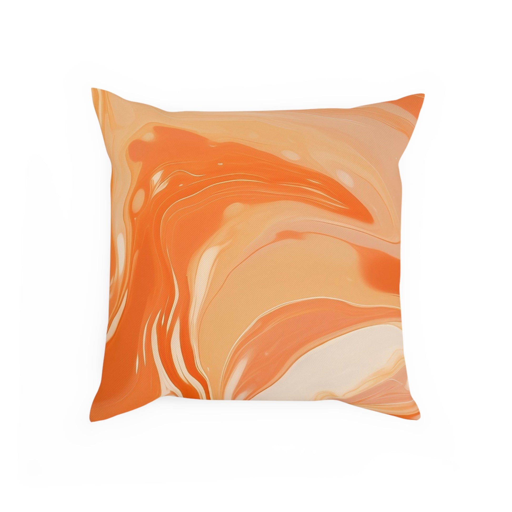 Orange and Peach Marble Throw Pillow, Artsulli - Art is Long, Life is Short, Home Decor, , , , , , , 