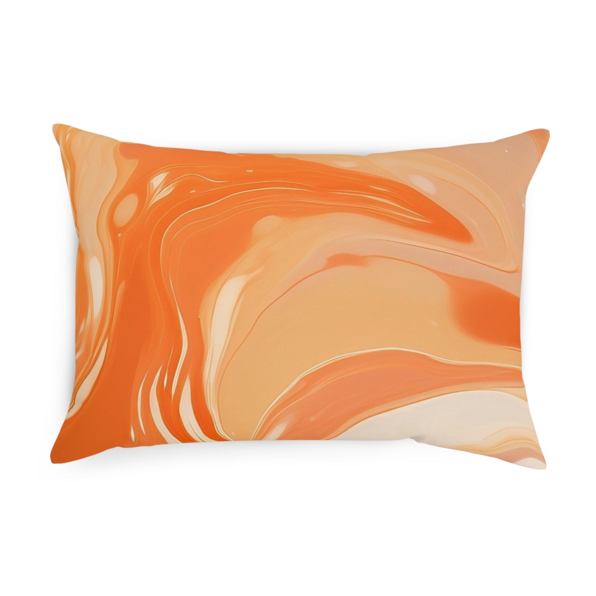 Orange and Peach Marble Throw Pillow, Artsulli - Art is Long, Life is Short, Home Decor, , , , , , , 
