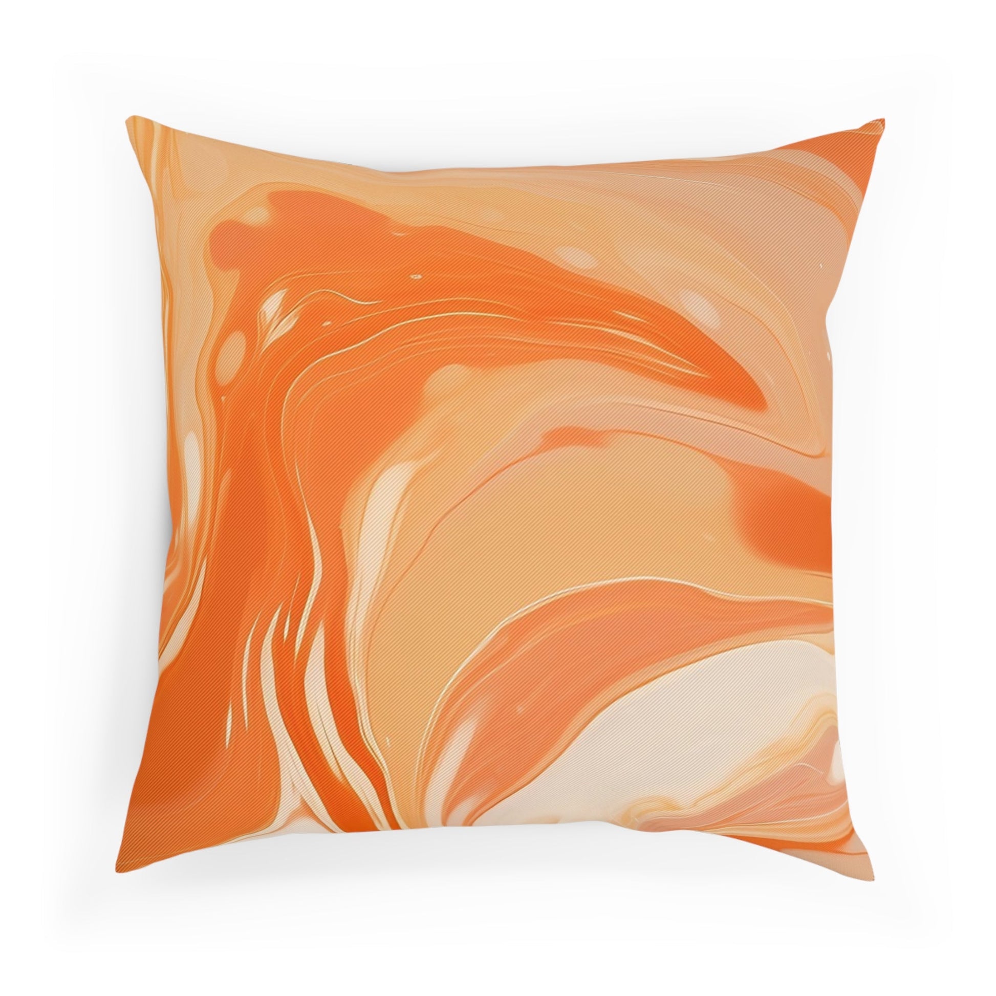 Orange and Peach Marble Throw Pillow, Artsulli - Art is Long, Life is Short, Home Decor, , , , , , , 